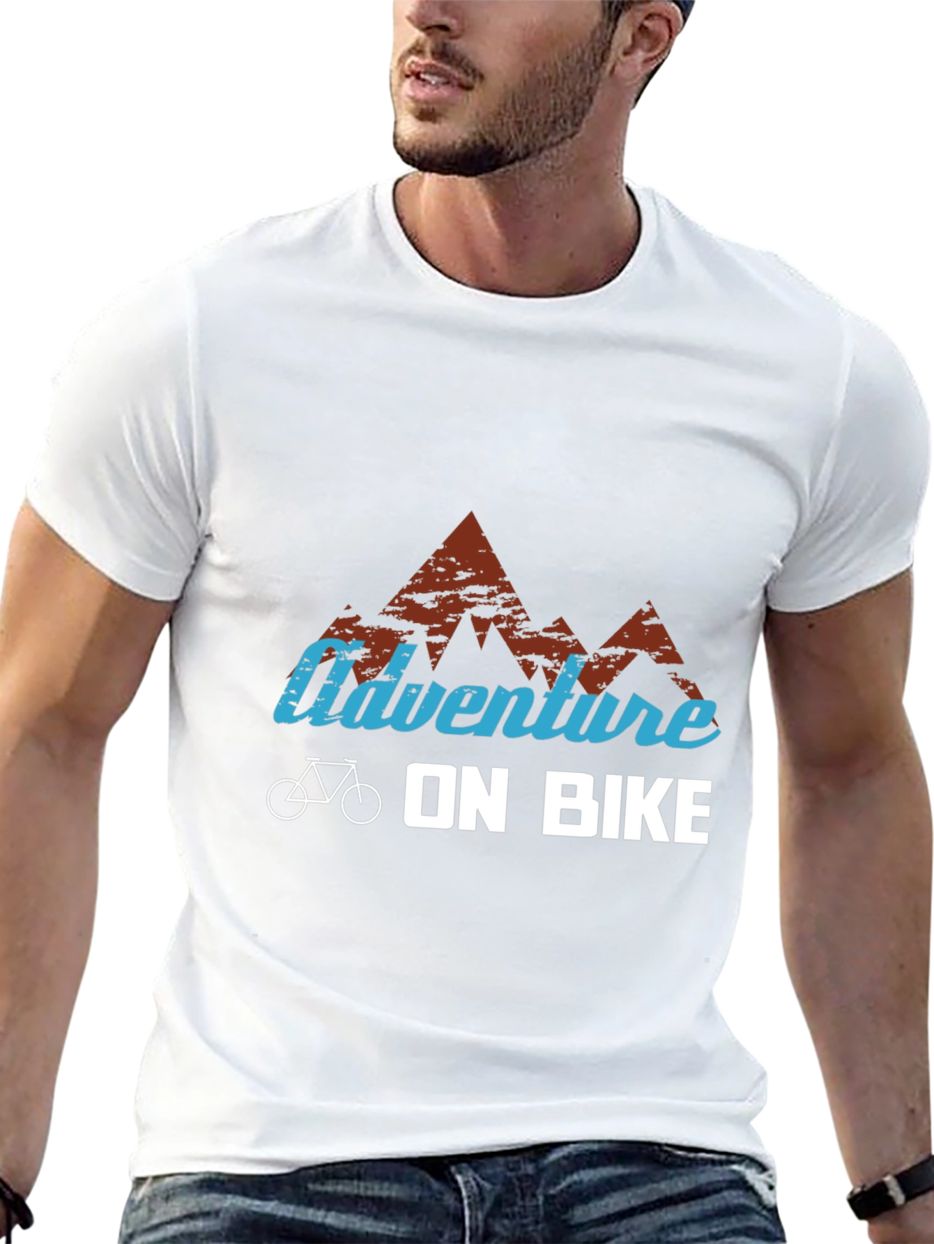 Adventure On Bike Graphic T-Shirt