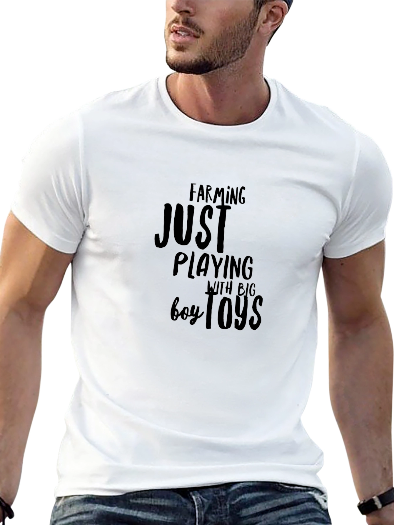 Farming Just Playing with Big Boy Toys T-Shirt
