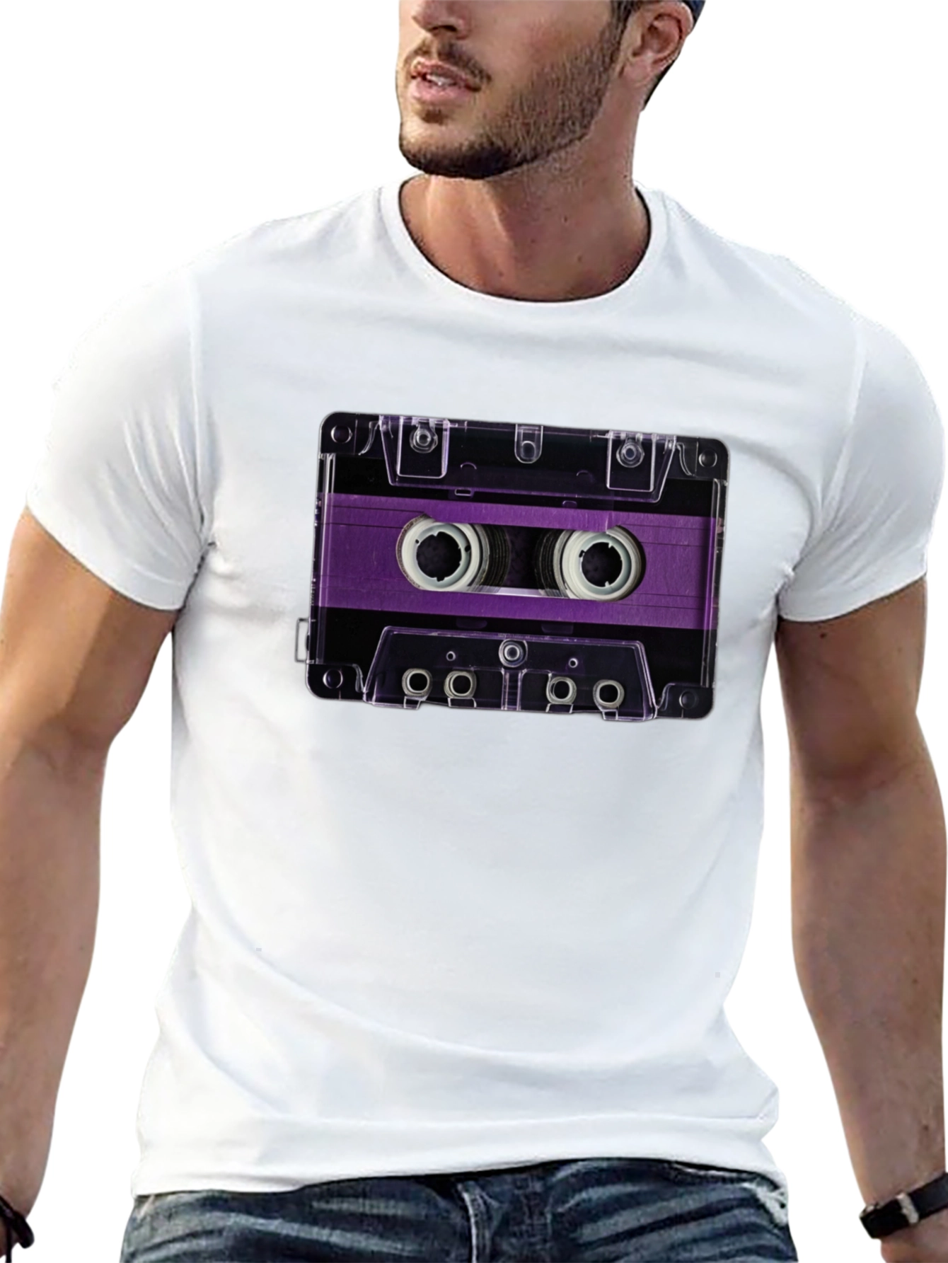 Retro Cassette Tape Graphic T-Shirt