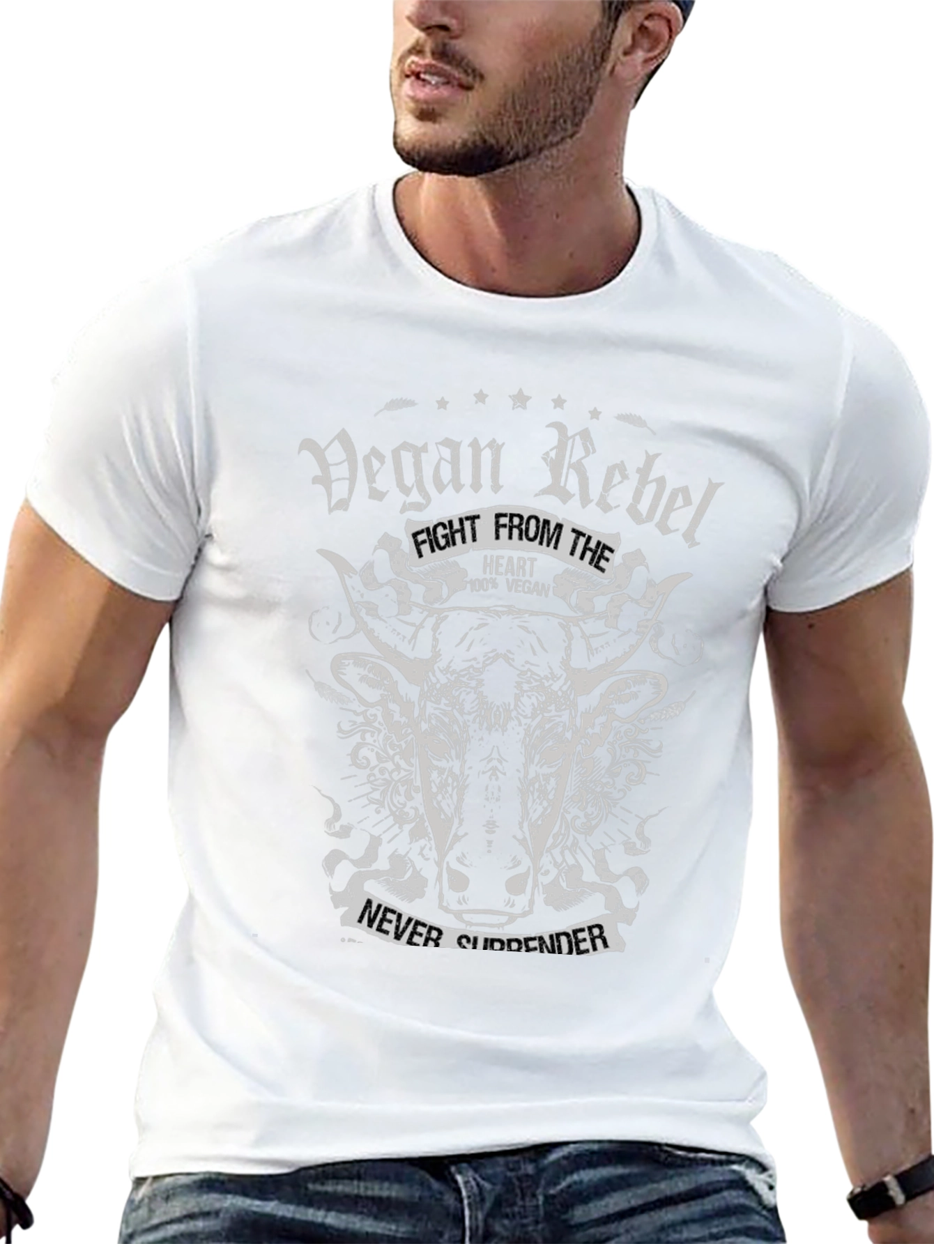 Vegan Rebel T-Shirt - Fight from the Heart!