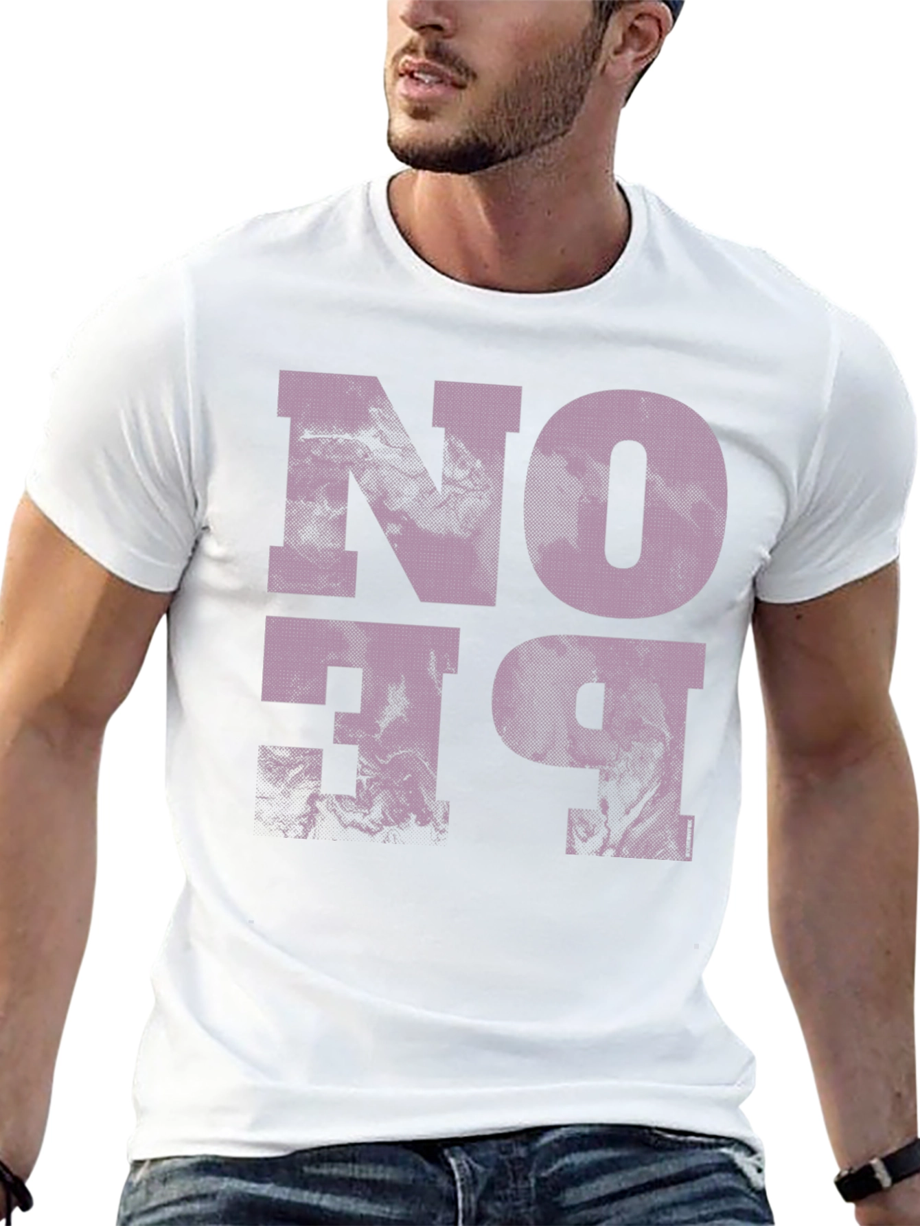 NO FEAR Graphic Print Crew Neck T-Shirt