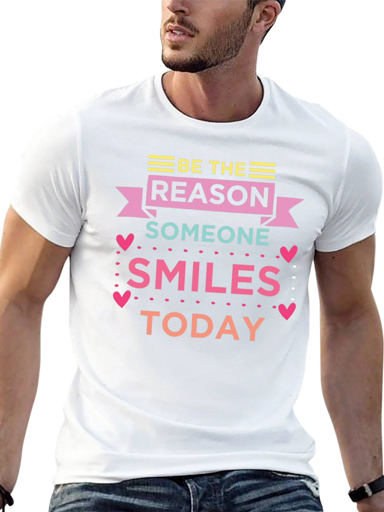 Be the Reason Someone Smiles Black T-Shirt