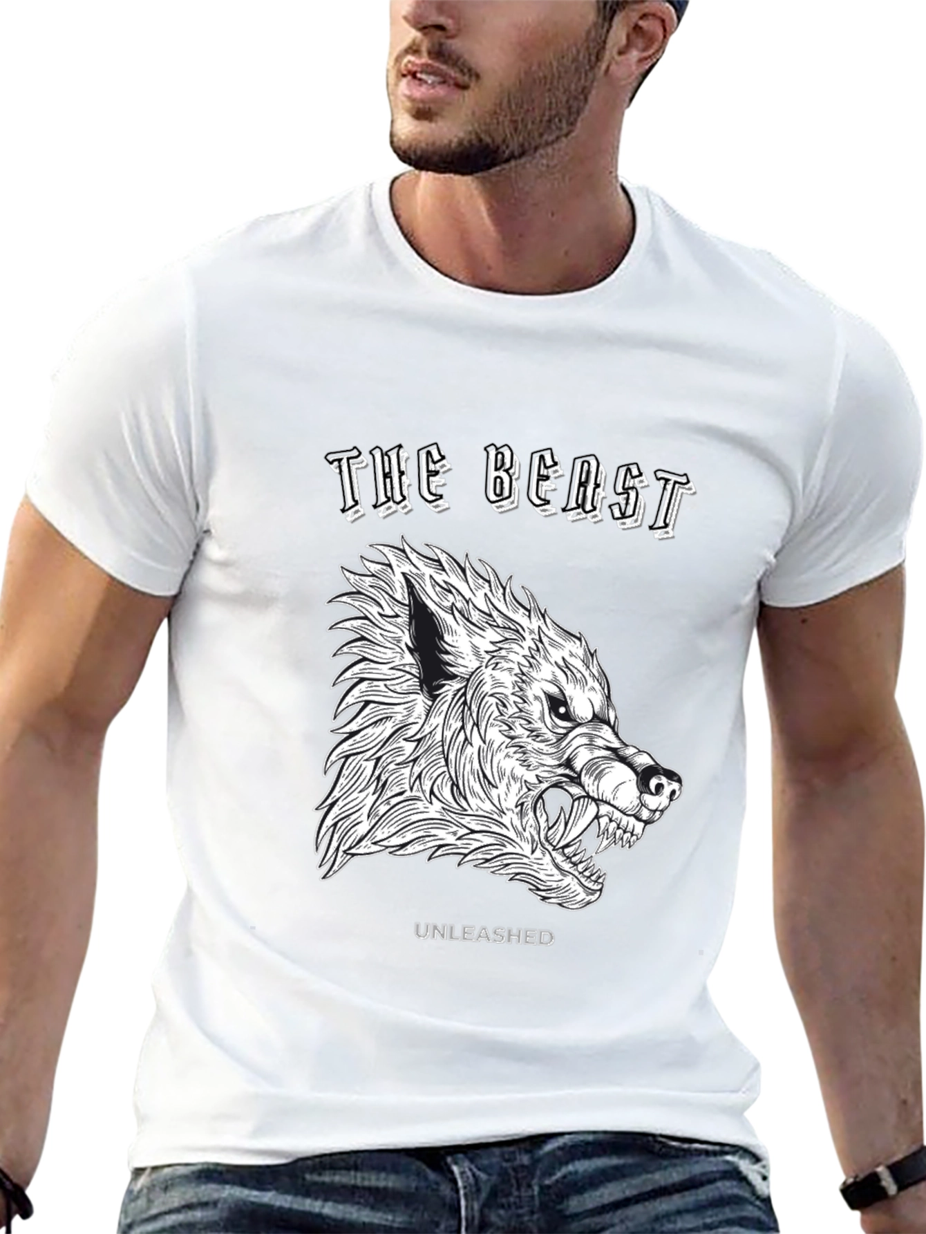 The Beast Unleashed Graphic T-Shirt - Black