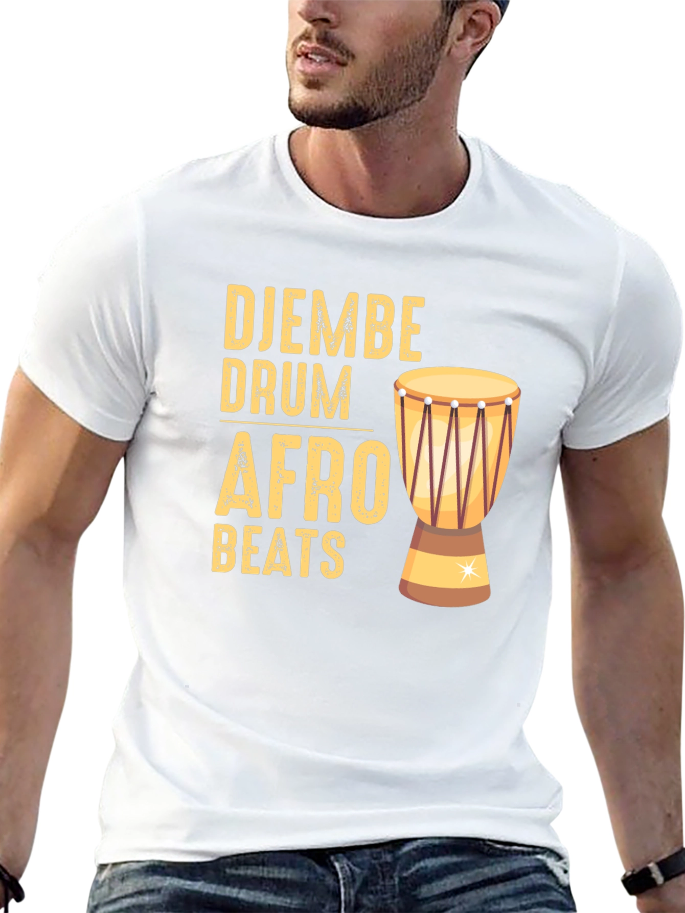 Djembe Drum Afro Beats Graphic Tee