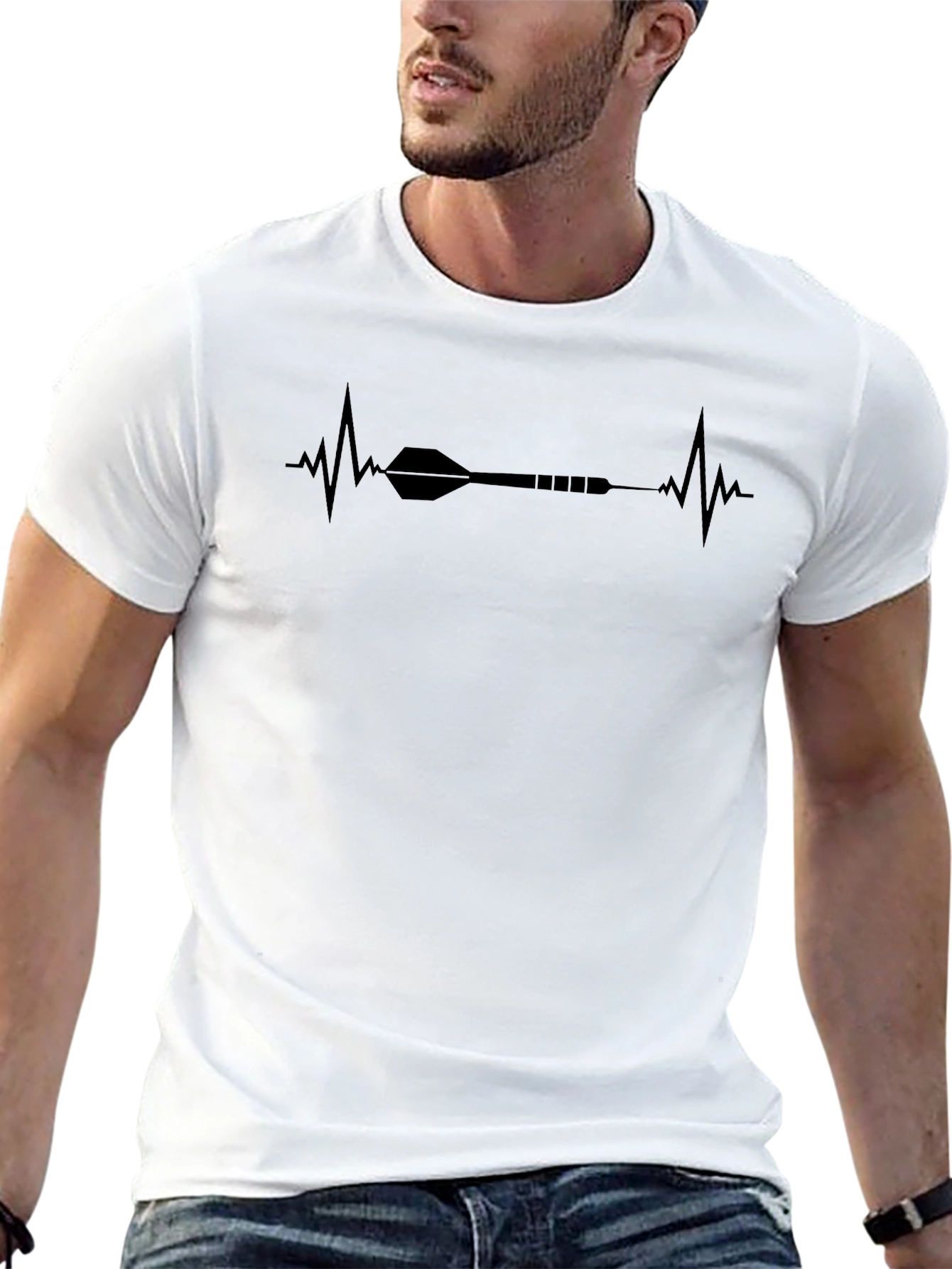Darts Heartbeat T-Shirt - Stylish and Unique Design