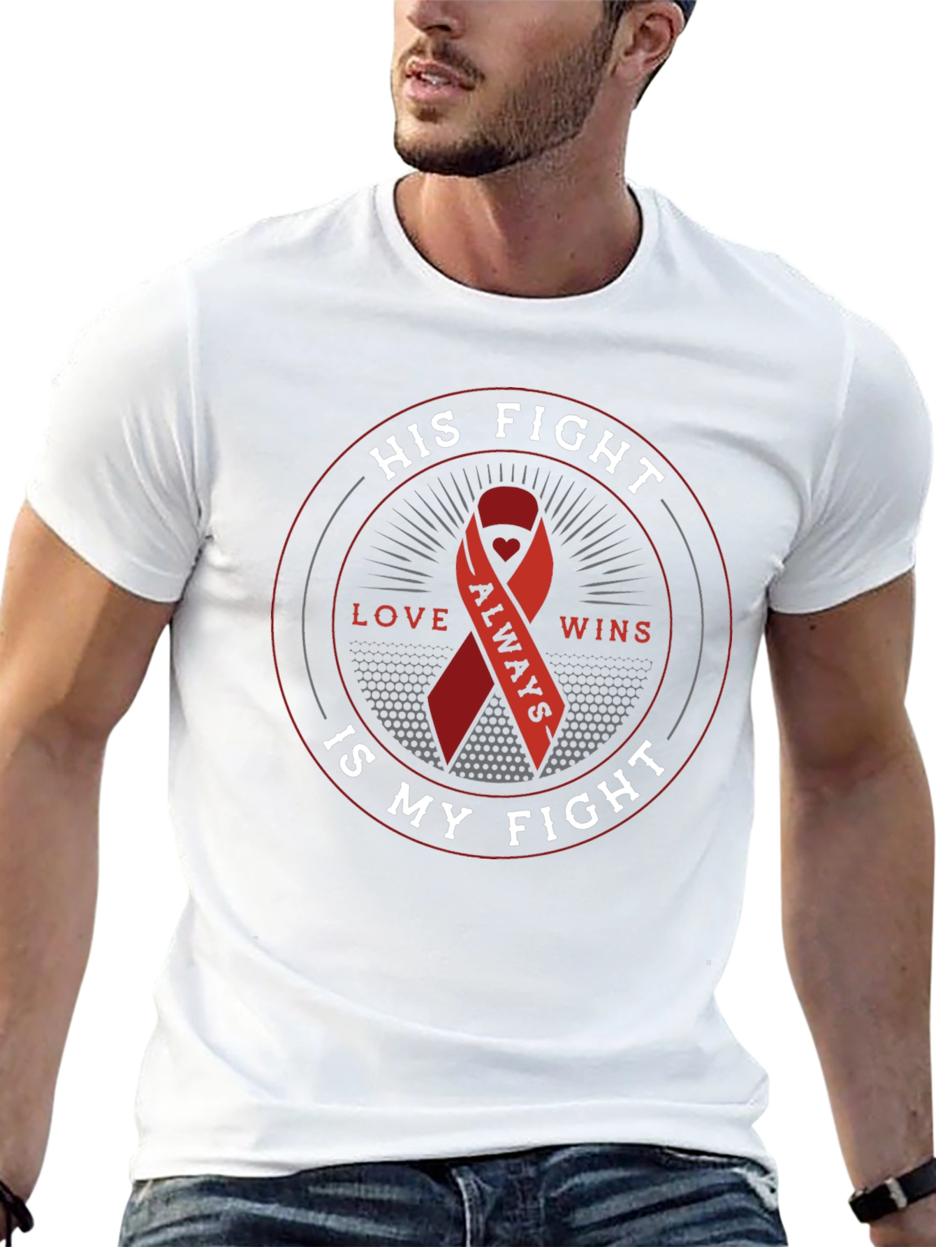 His Fight Is My Fight Awareness T-Shirt
