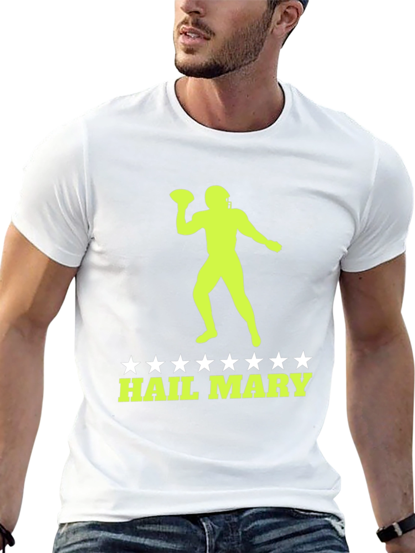 Hail Mary Football T-Shirt - Graphic Tee