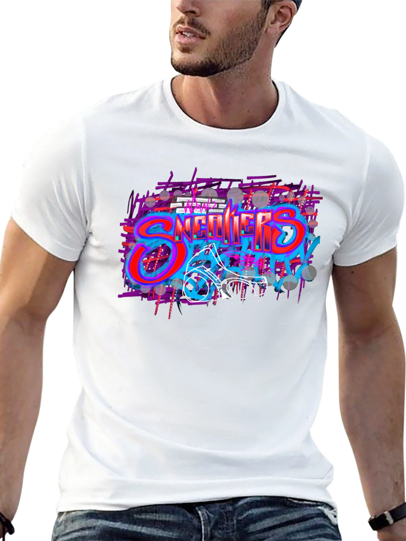 Sneakers Graffiti T-Shirt - Urban Style