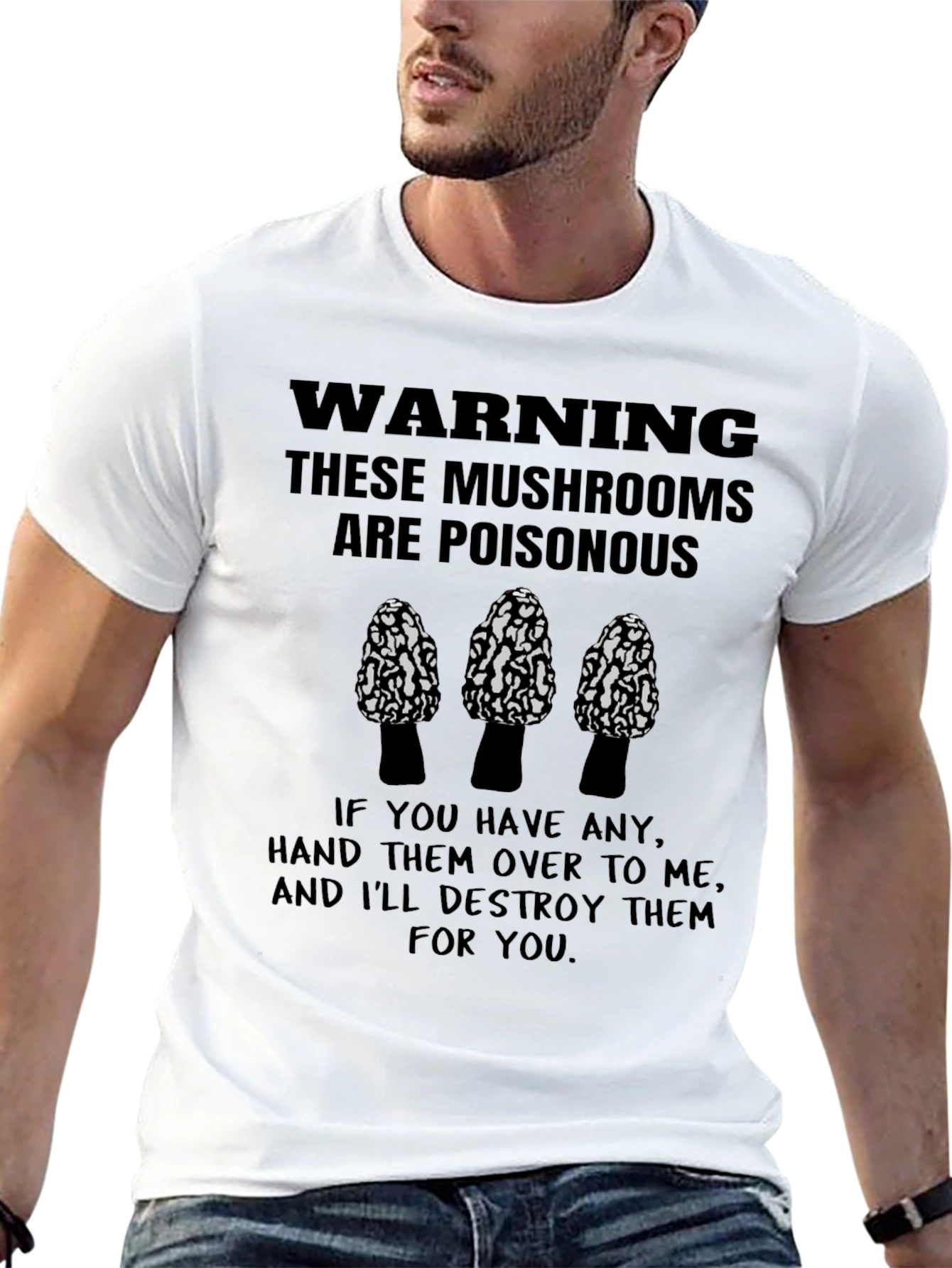 Poisonous Mushroom Graphic T-Shirt