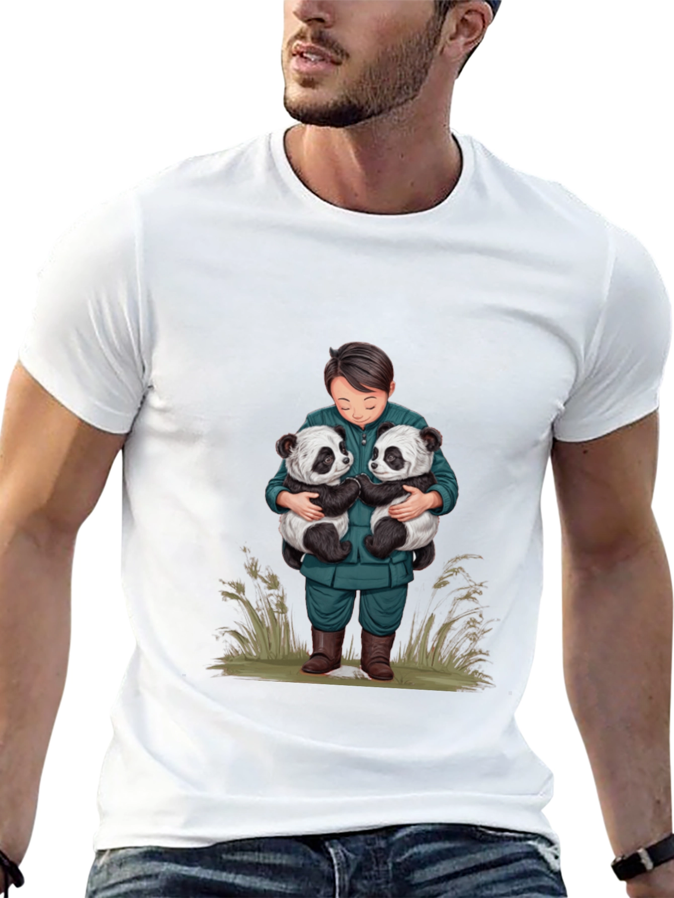 Panda Hug T-Shirt - Cute Animal Lover Tee