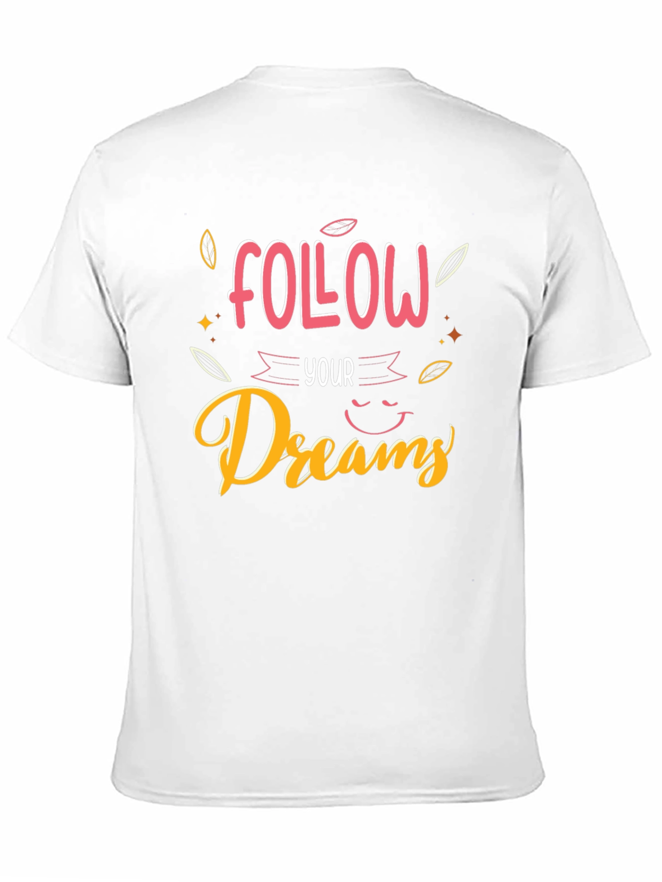 Follow Your Dreams Black Graphic Tee