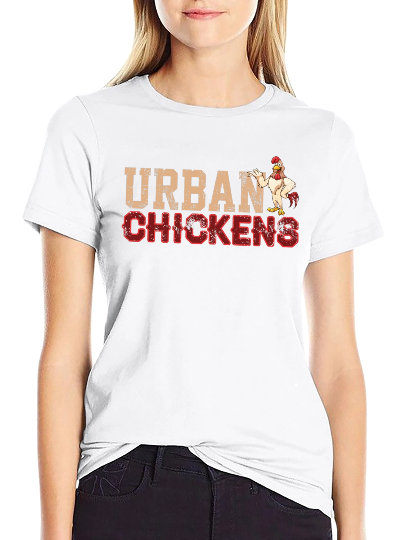 Urban Chickens Graphic T-Shirt