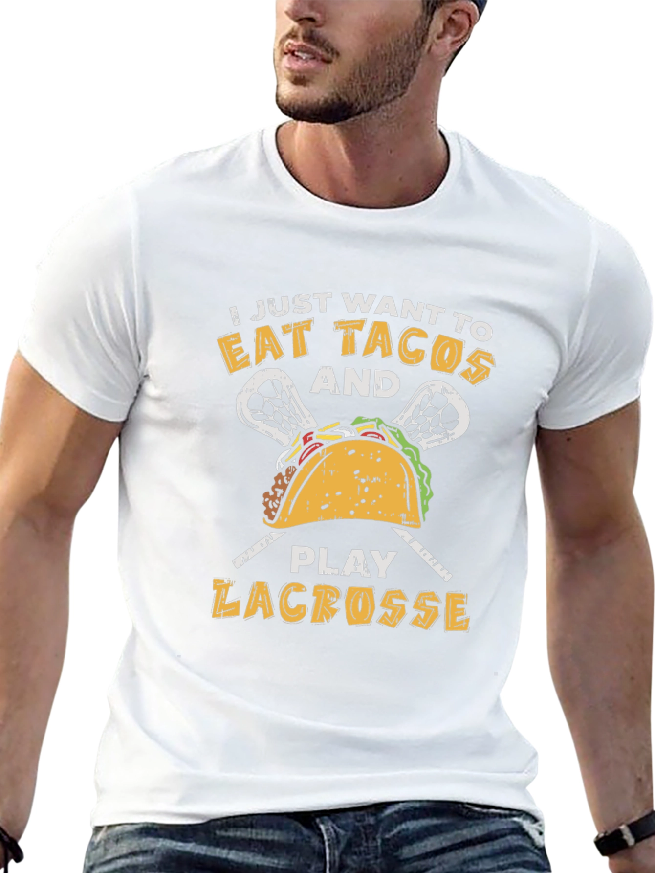 Eat Tacos and Play Lacrosse T-Shirt