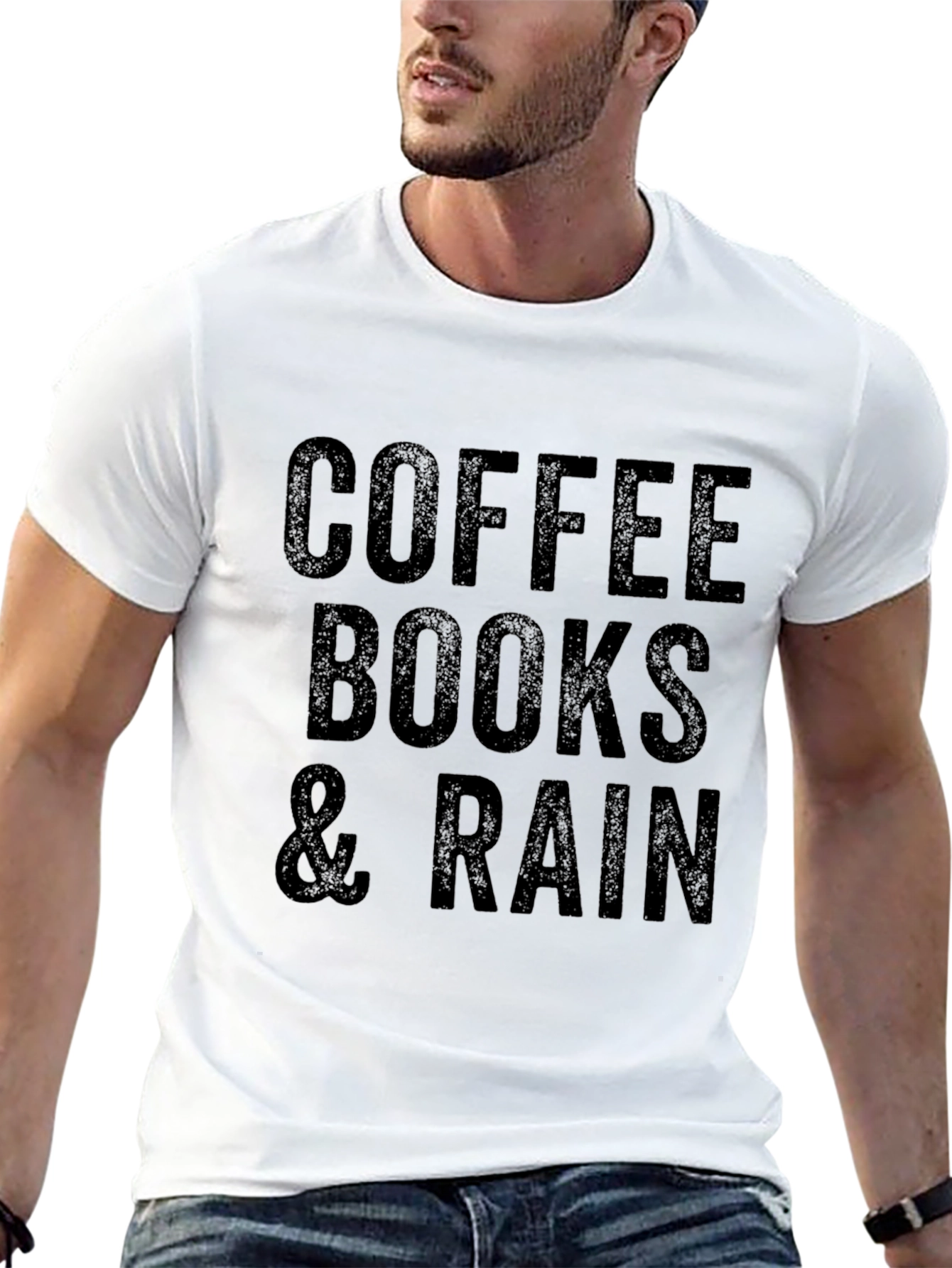 Coffee Books & Rain T-Shirt