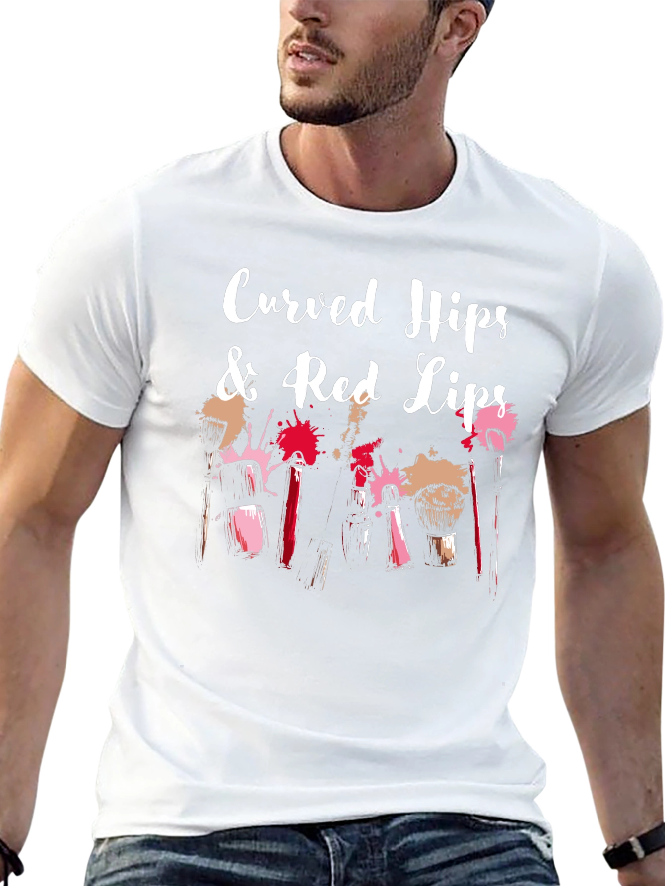 Curved Hips & Red Lips Graphic Tee