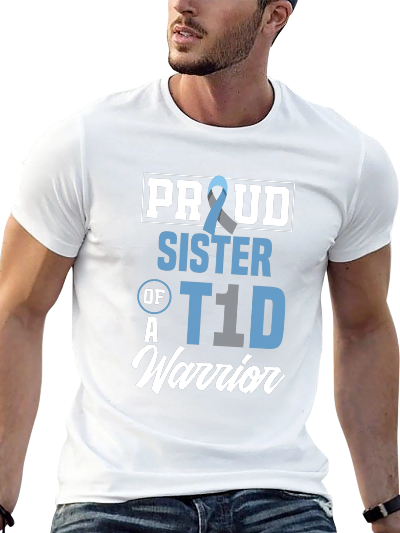 Proud Sister of a T1D Warrior T-Shirt