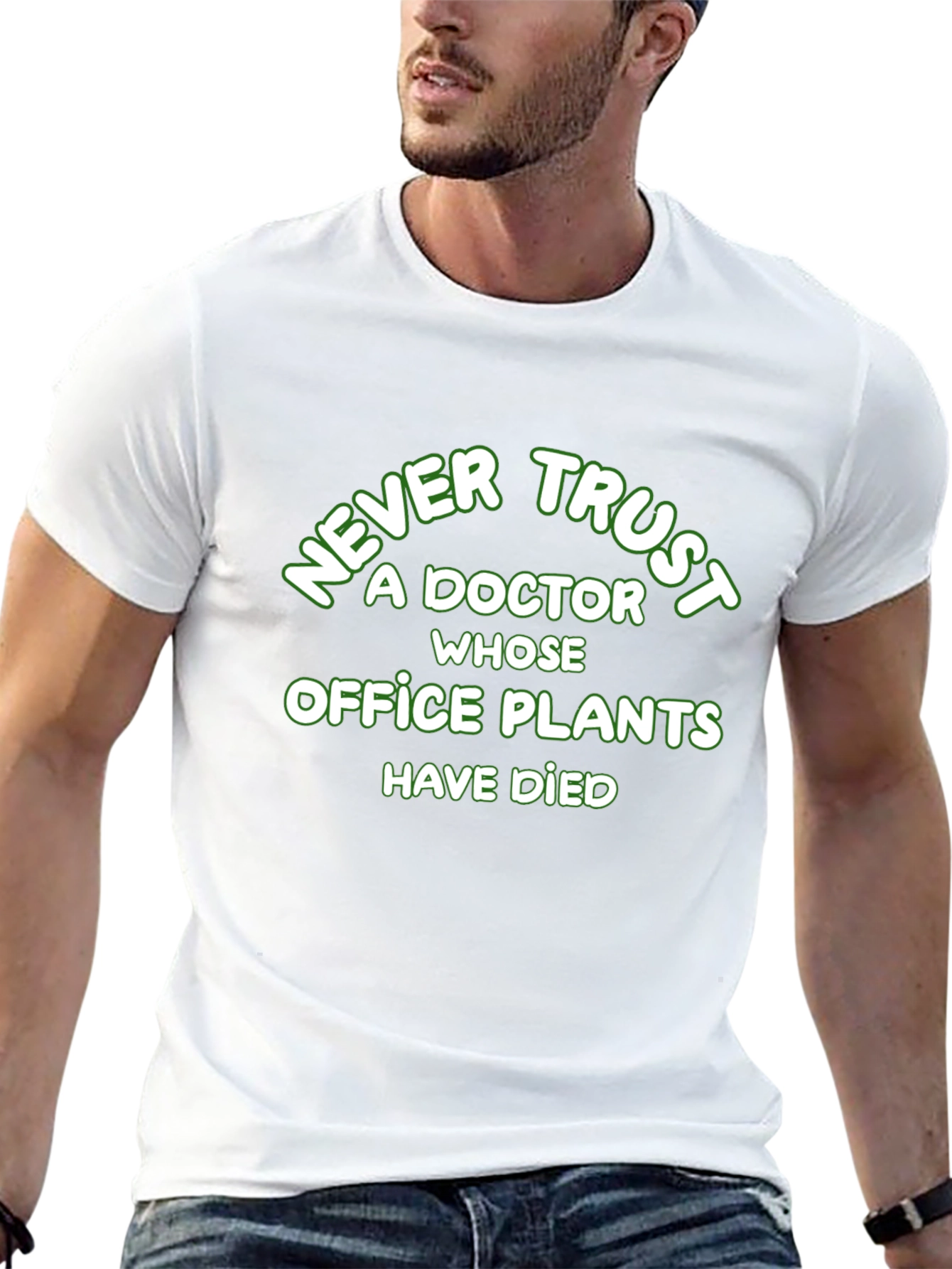 Funny Doctor Office Plants Graphic T-Shirt