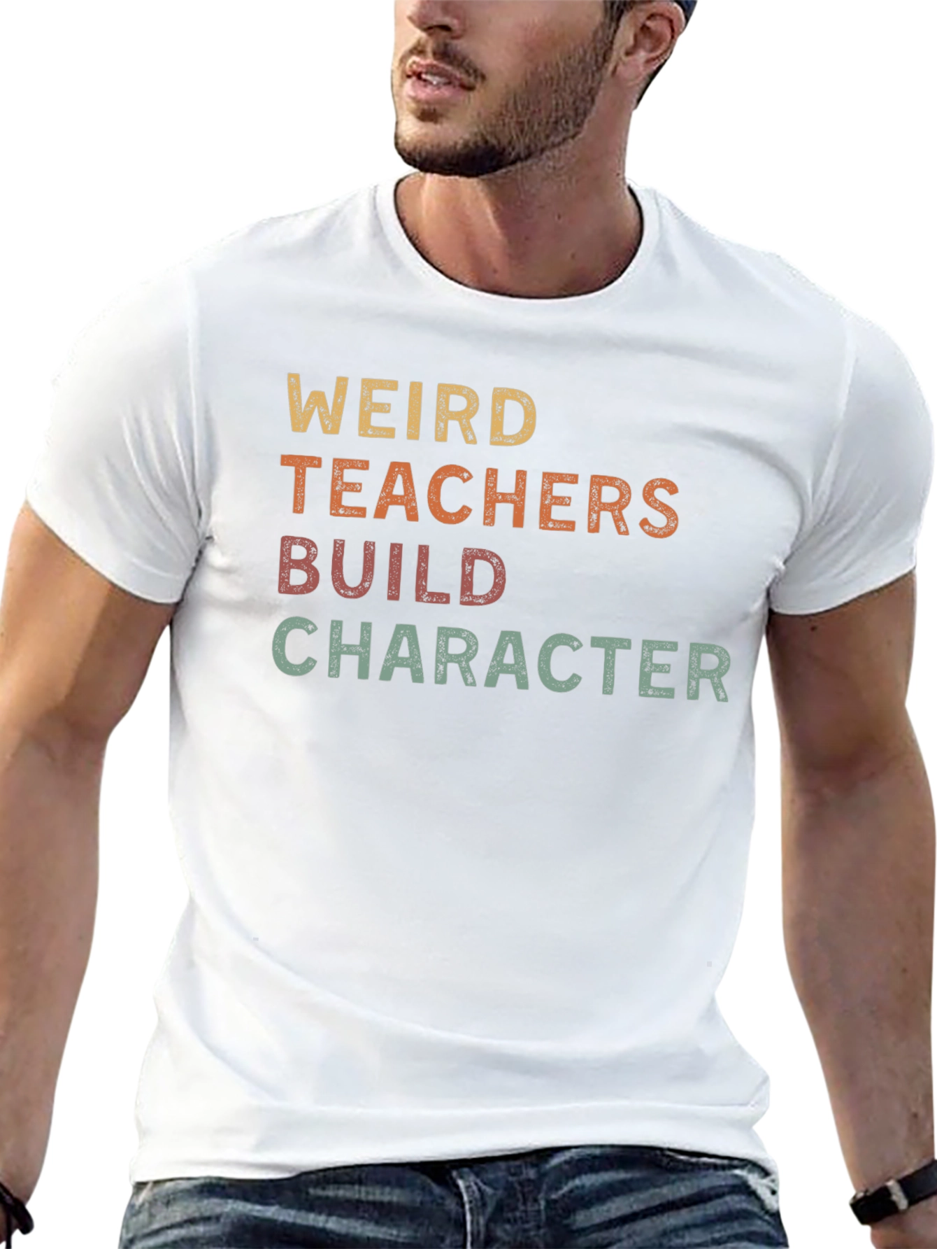 Weird Teachers Build Character Graphic Tee