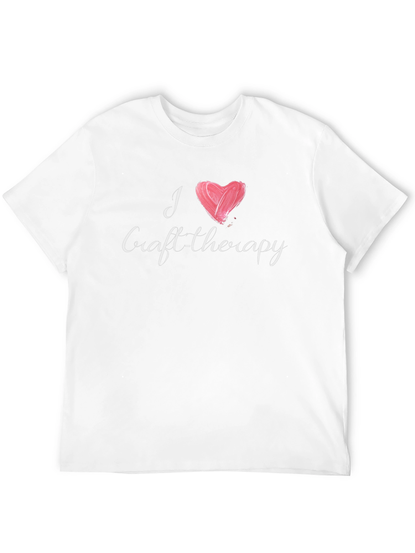 I Love Craft Therapy Black T-Shirt