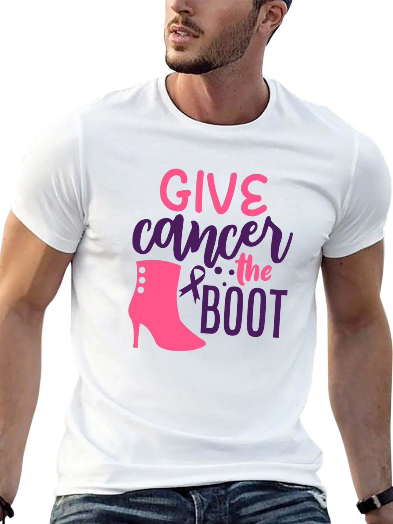 Give Cancer the Boot T-Shirt