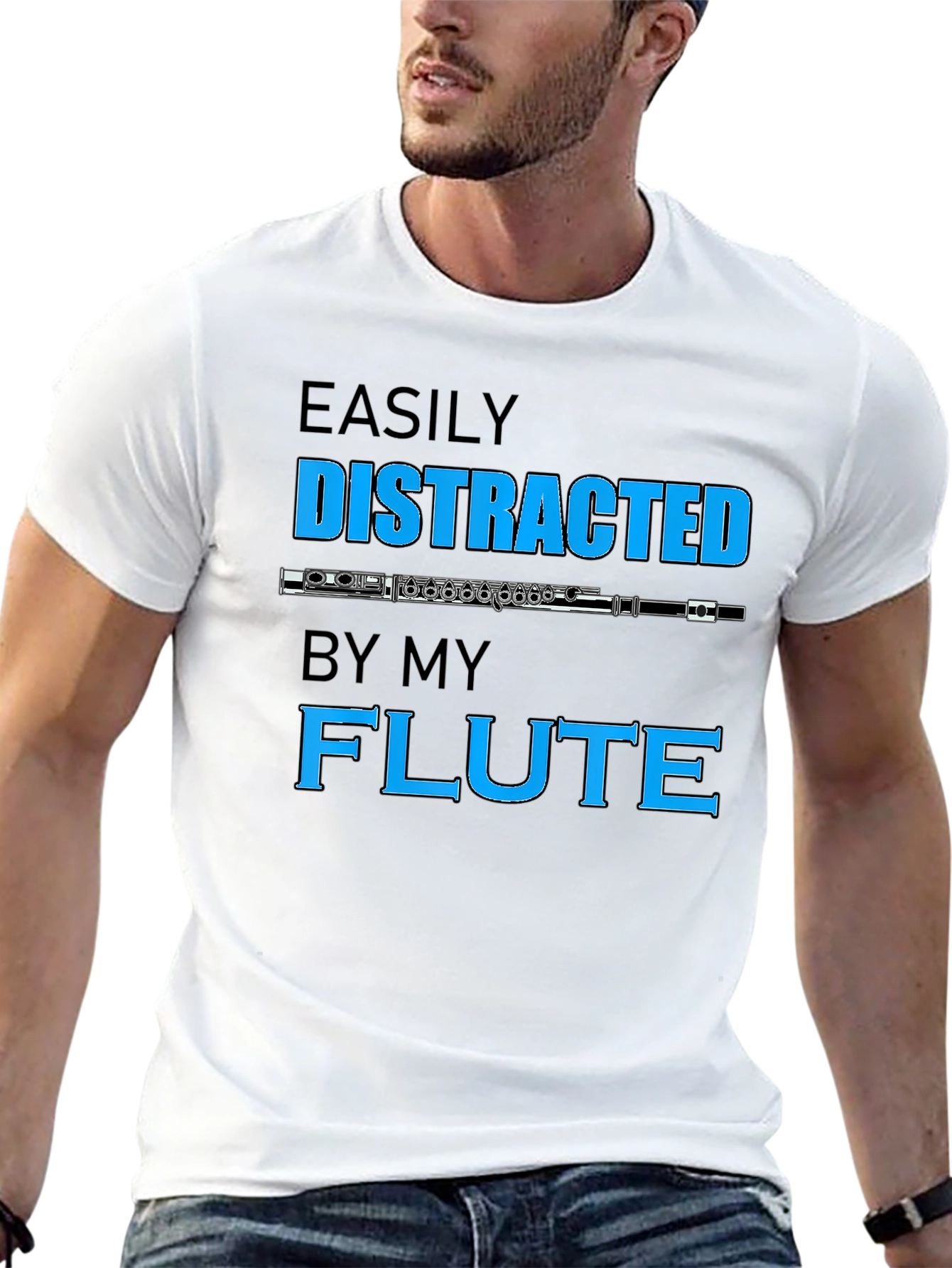 Easily Distracted By My Flute T-Shirt