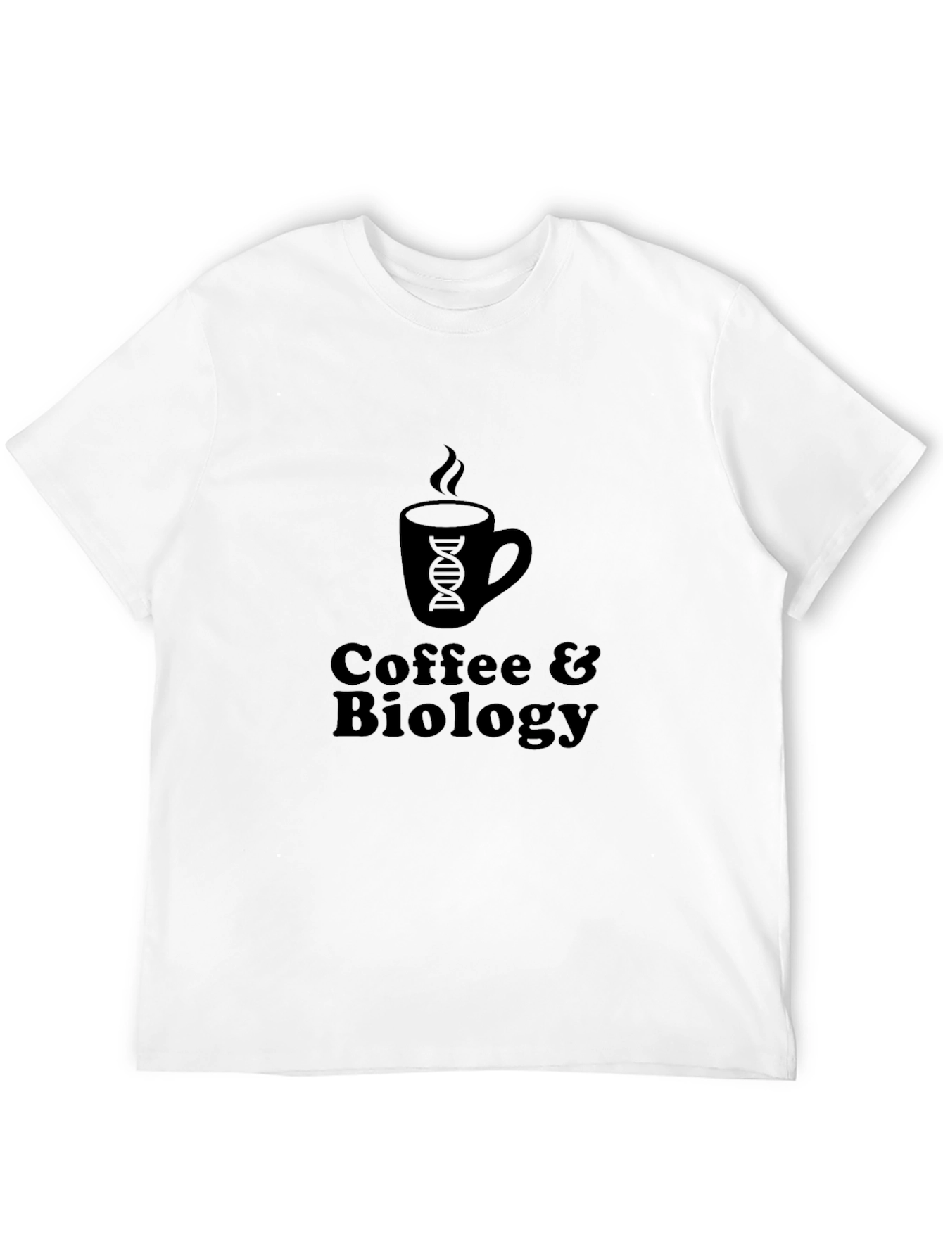 Coffee & Biology Black T-Shirt