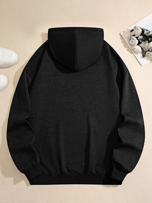 Funny Gorilla Meme Hoodie – “What Would He Do?” Graphic Pullover, Black Unisex Casual Sweatshirt for Humor Lovers