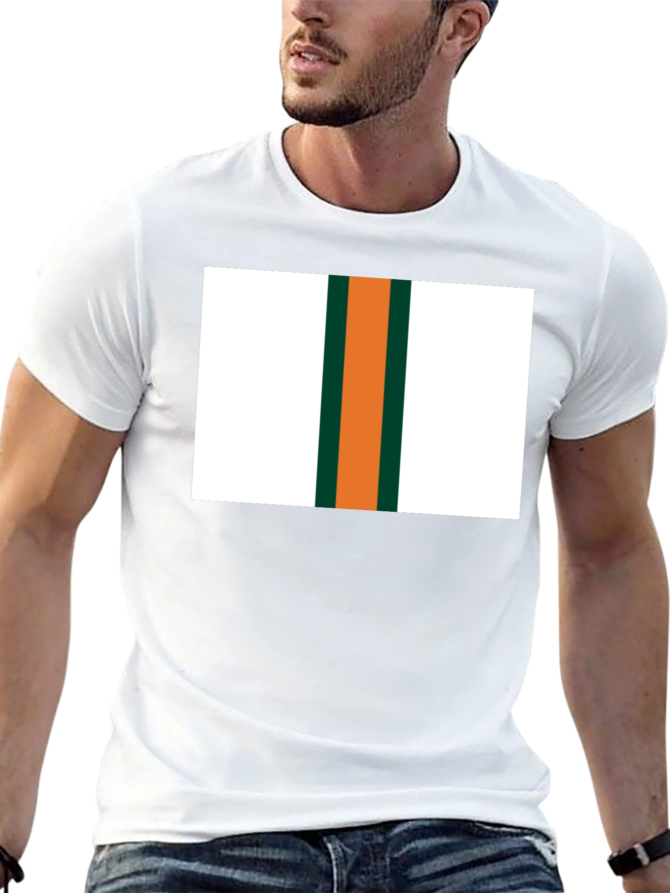 Striped Graphic T-Shirt