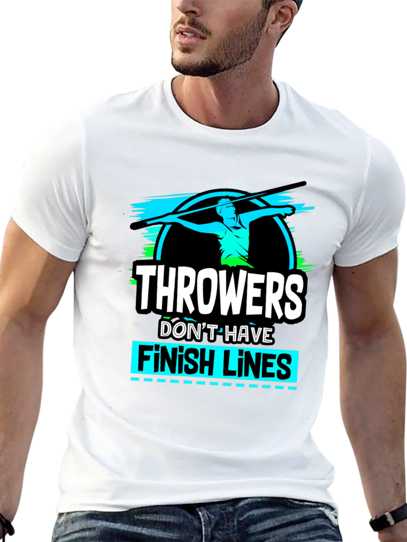 Throwers Dont Have Finish Lines Graphic Tee