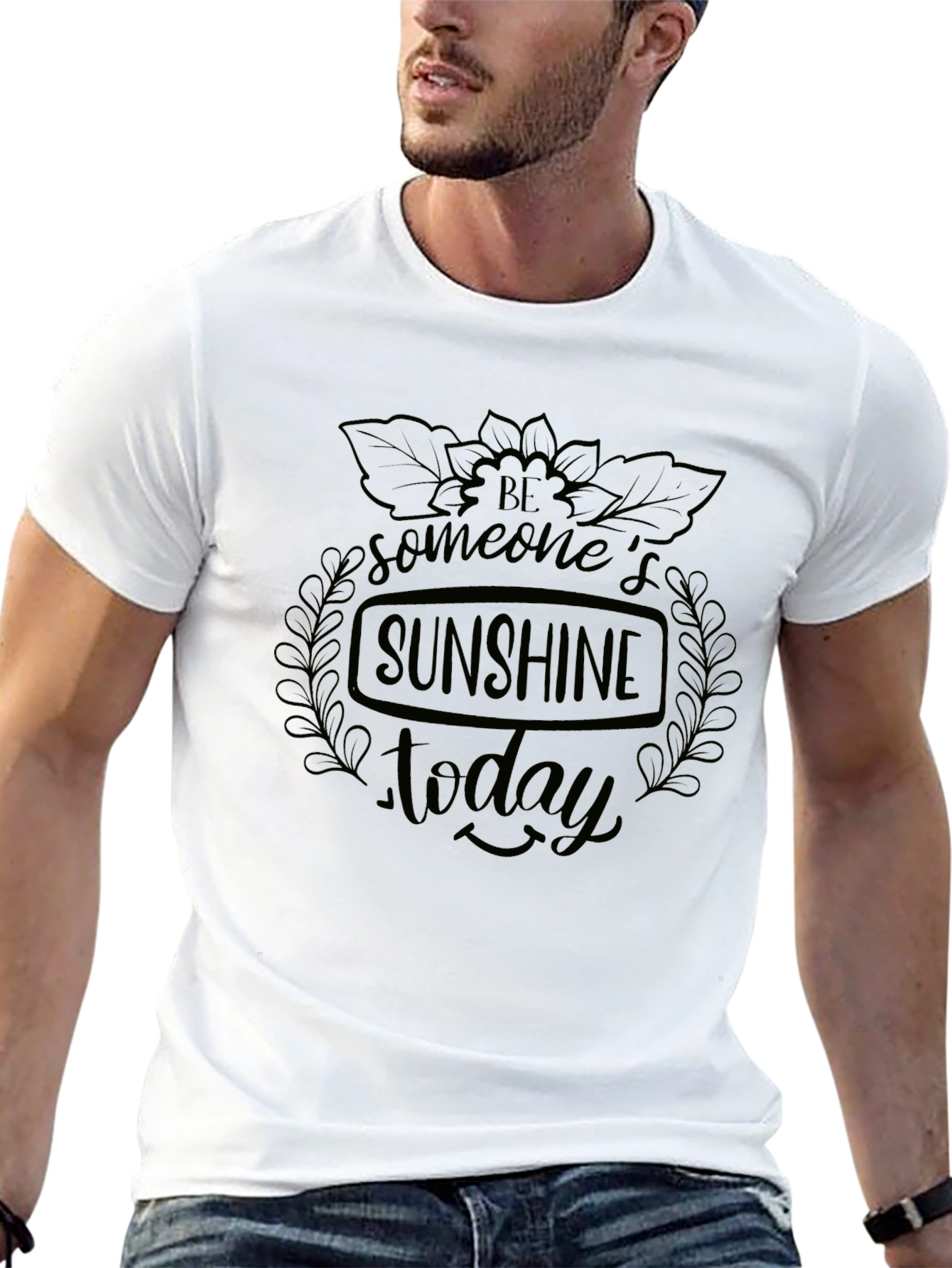 Be Someones Sunshine Today Black T-Shirt