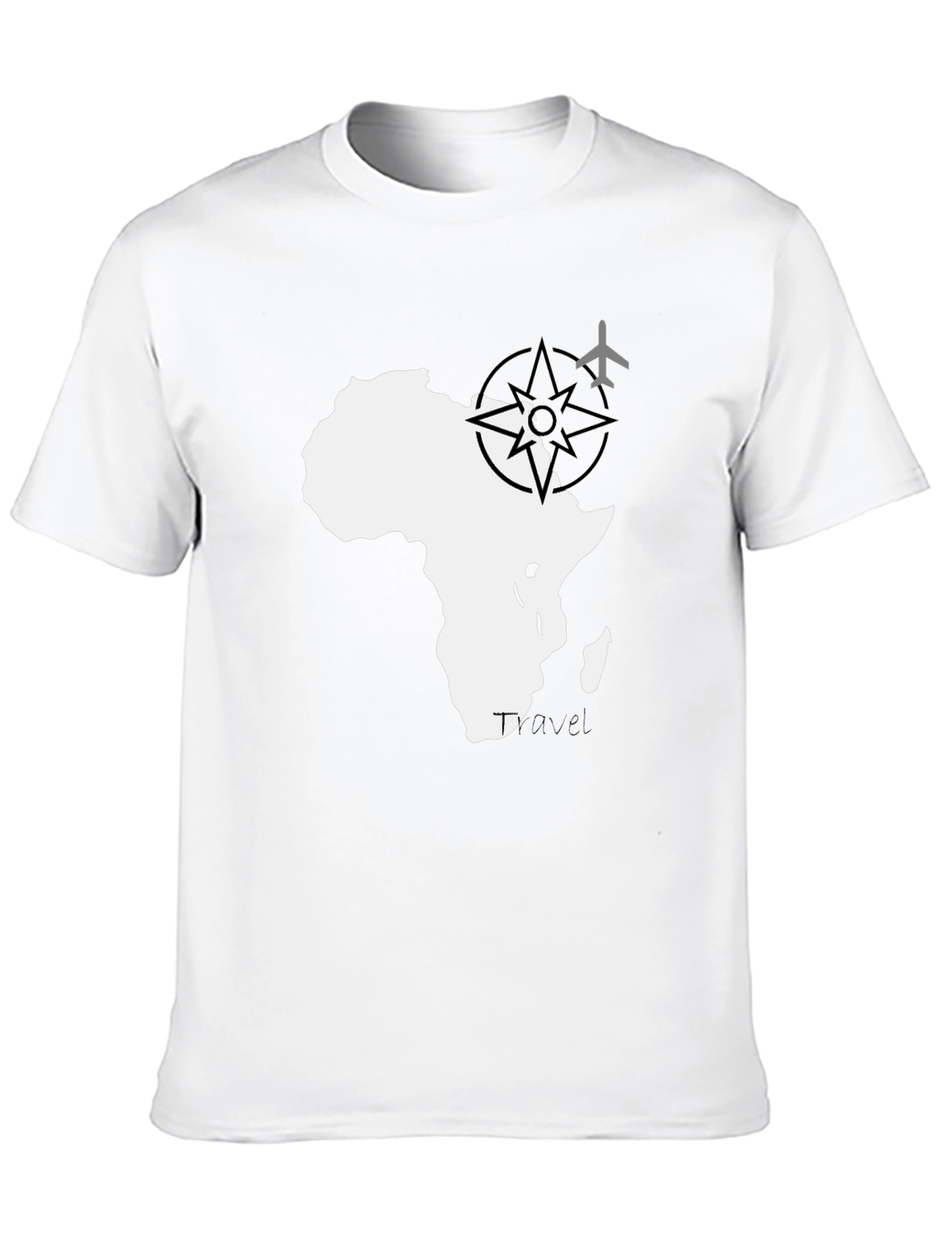 Africa Travel T-Shirt - Black