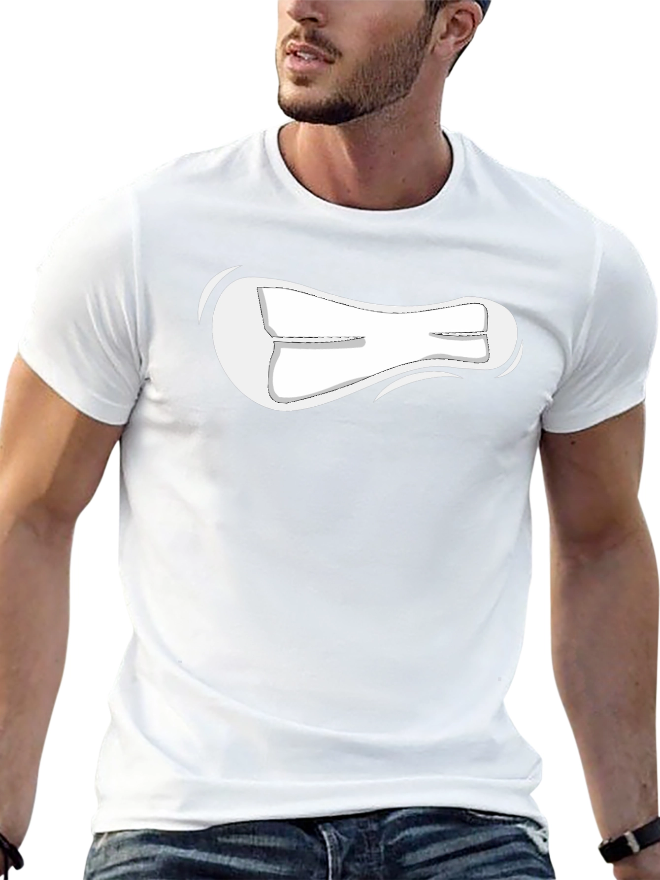 Funny Meat Cut T-Shirt - Black