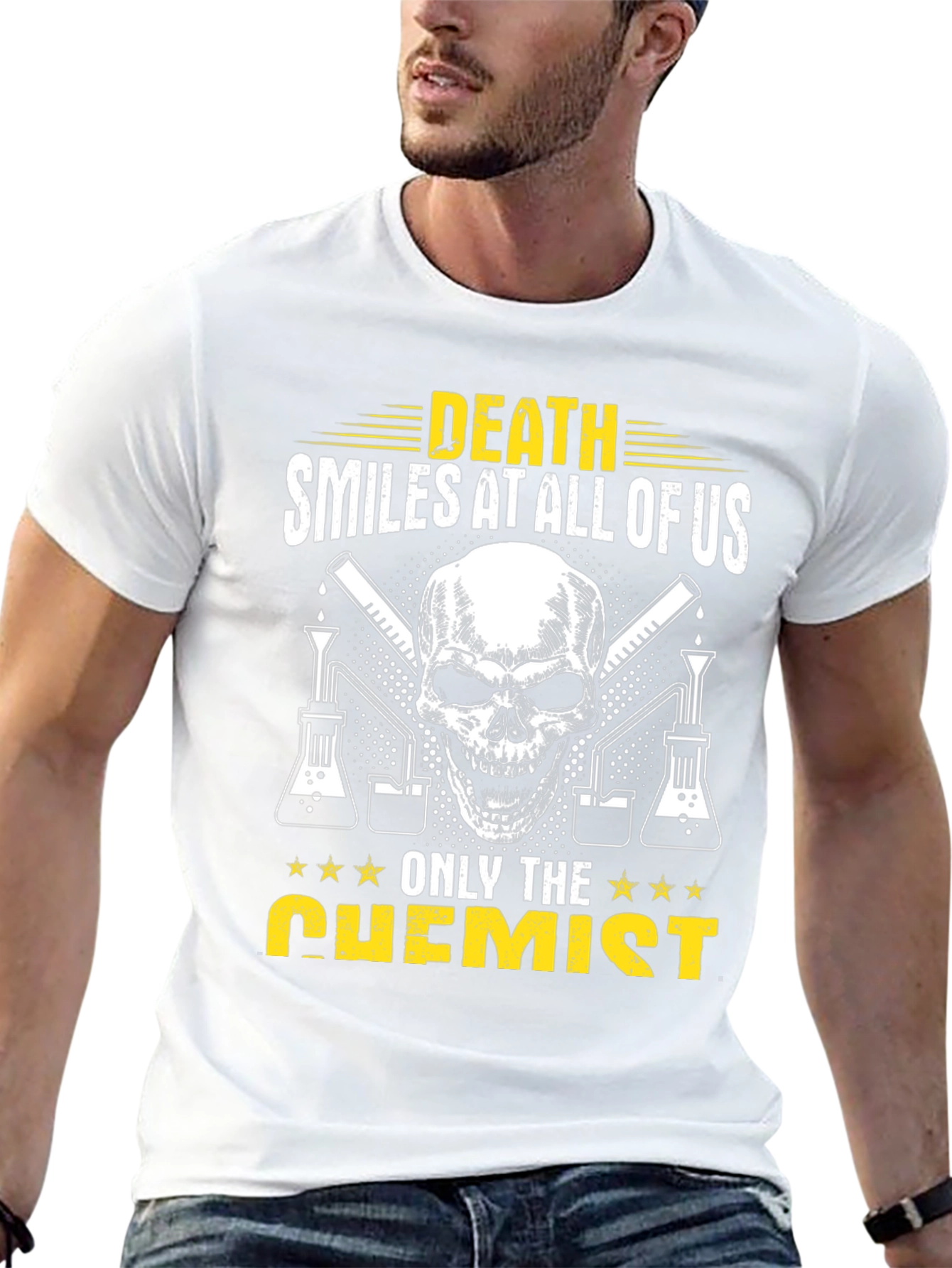 Death Smiles at All Of Us Chemist T-Shirt