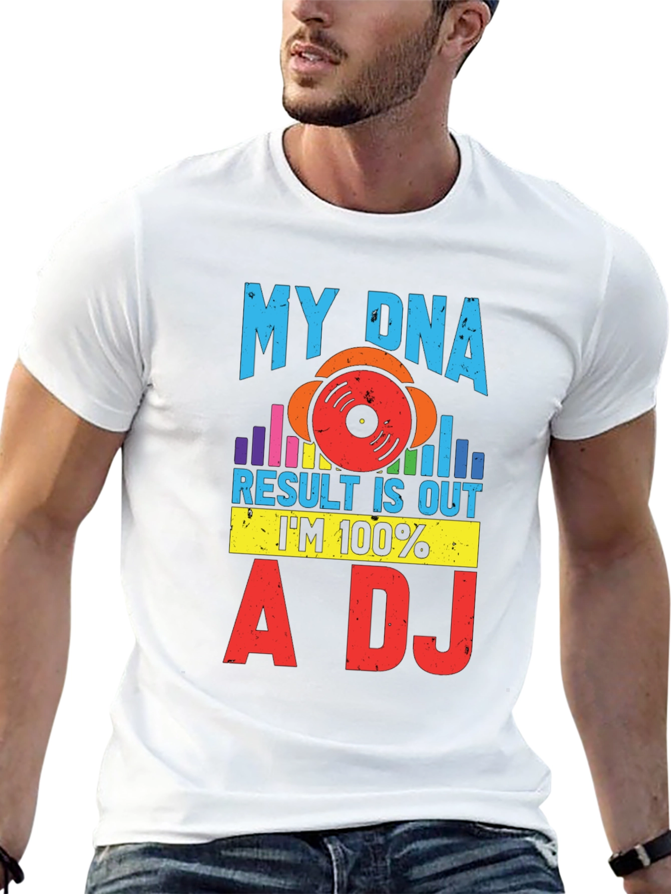 My DNA Result 100% A DJ Graphic Tee