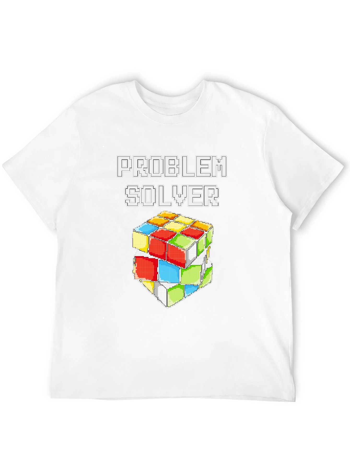 Problem Solver Rubiks Cube Graphic Tee - Black