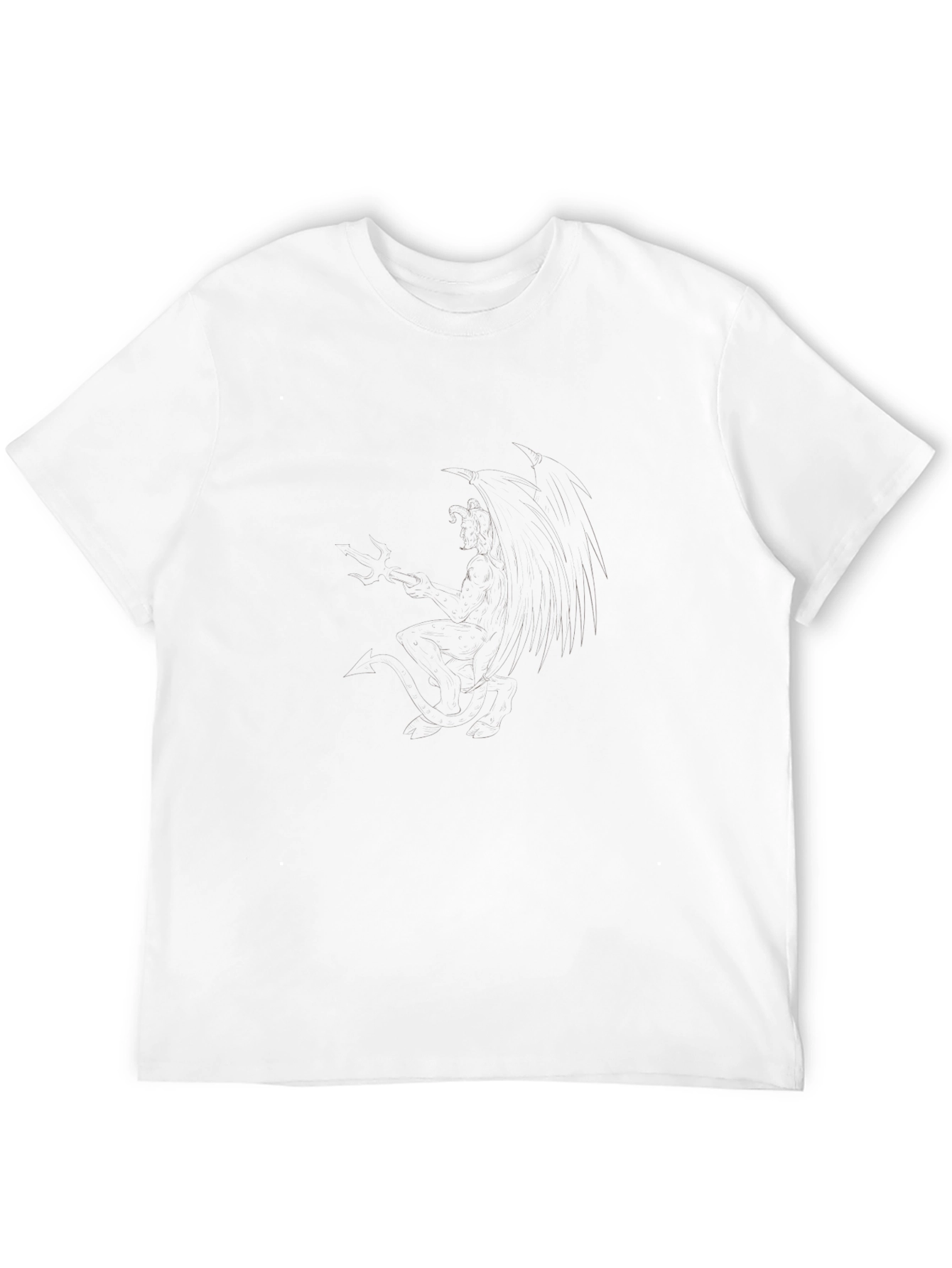 Mens Black Crew Neck T-Shirt - Casual Style