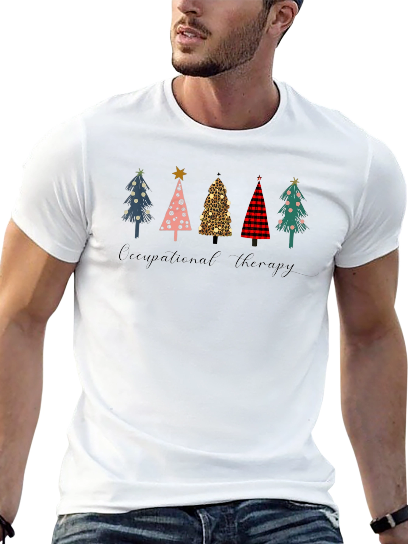 Occupational Therapy Christmas Tree T-Shirt