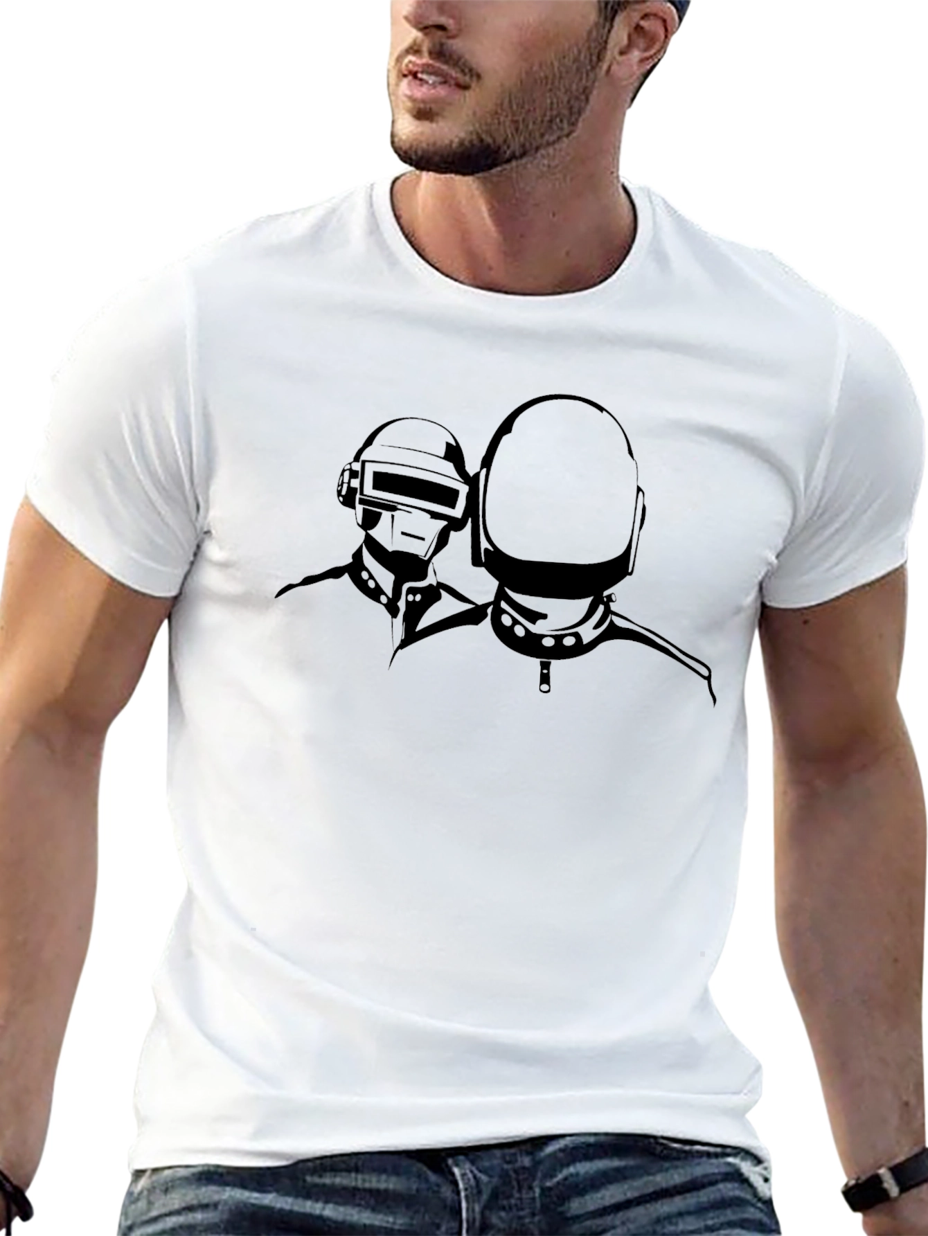 Daft Punk Graphic Tee - Black