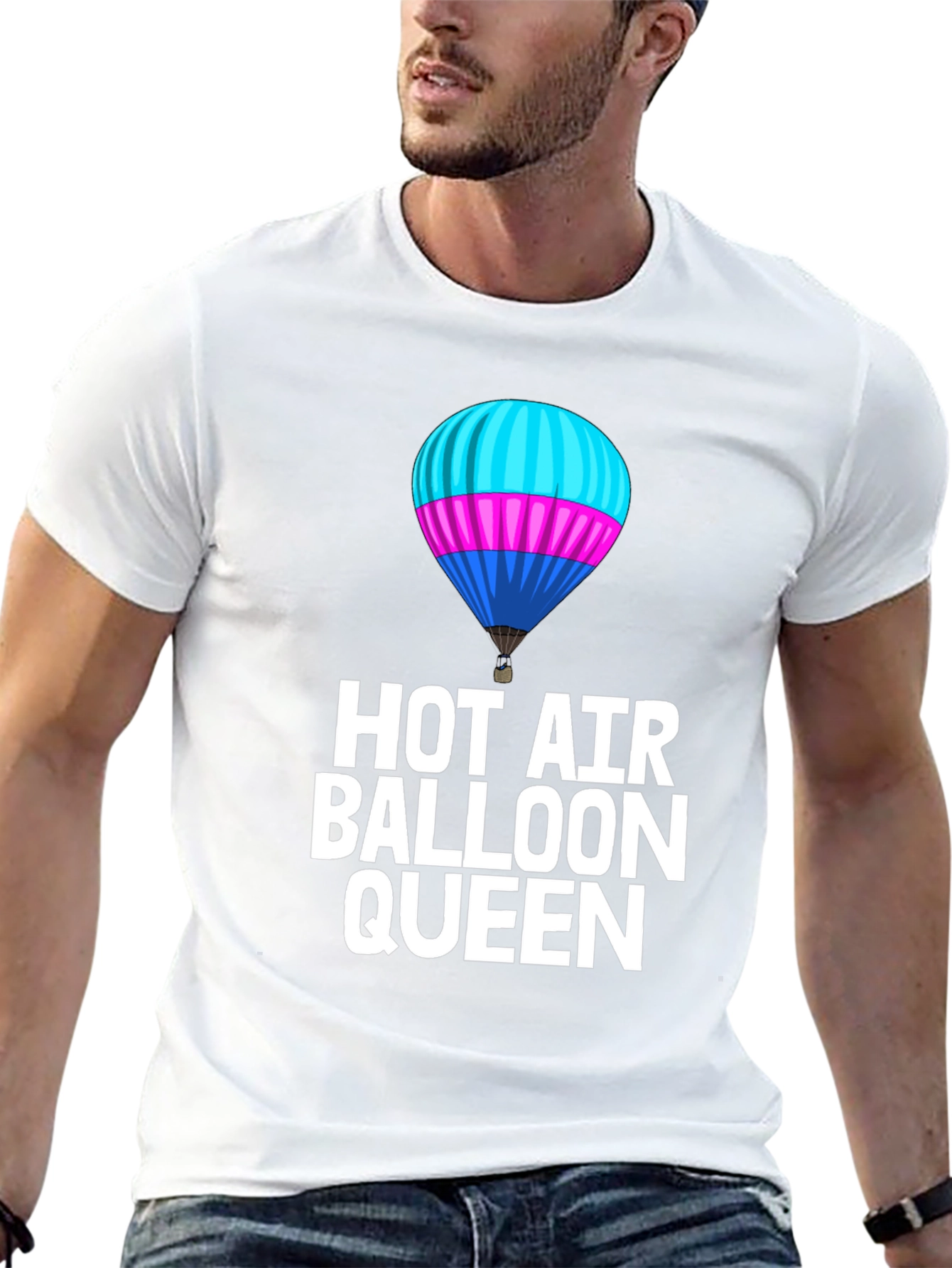 Hot Air Balloon Queen Graphic Tee