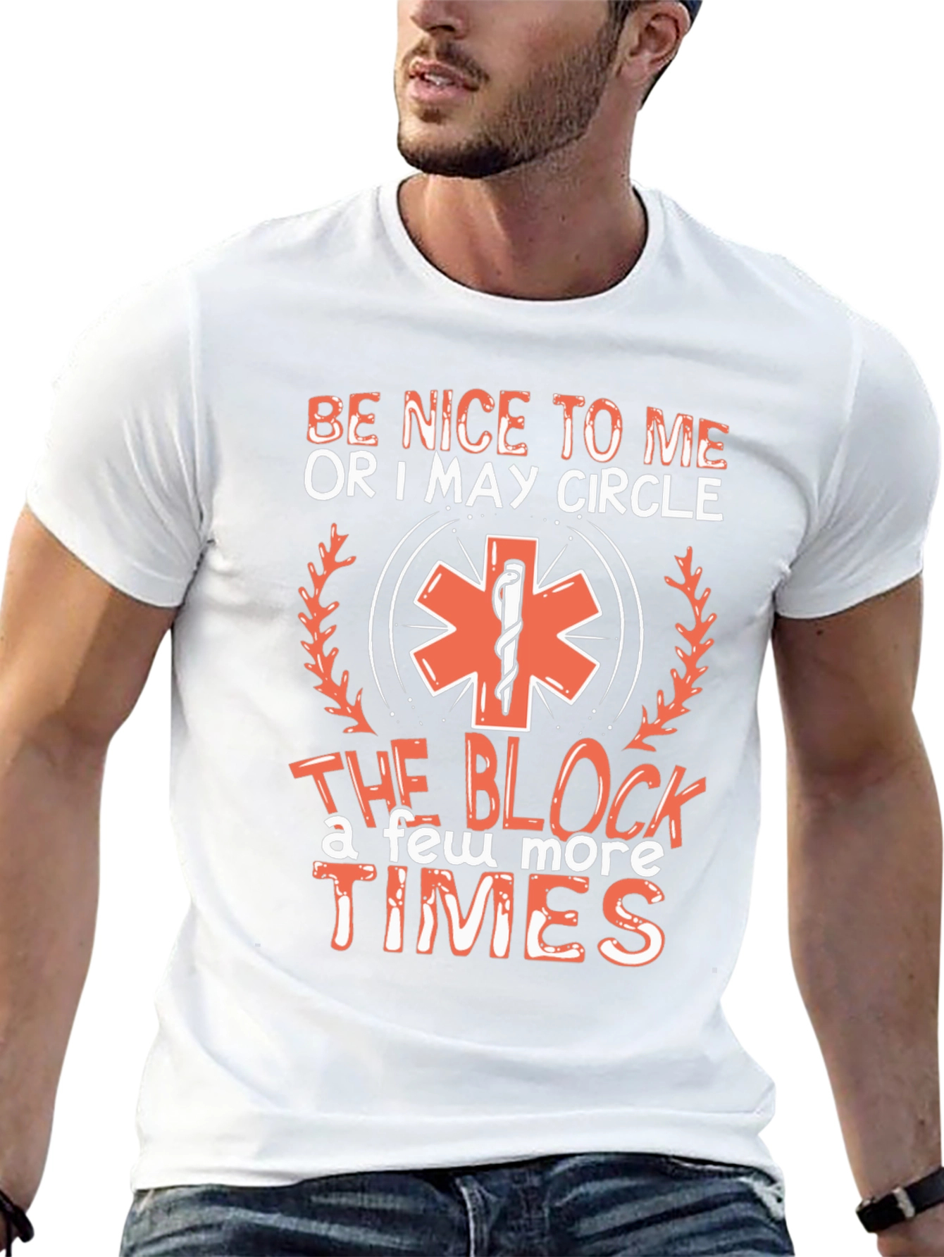 Be Nice or I Circle EMS T-Shirt