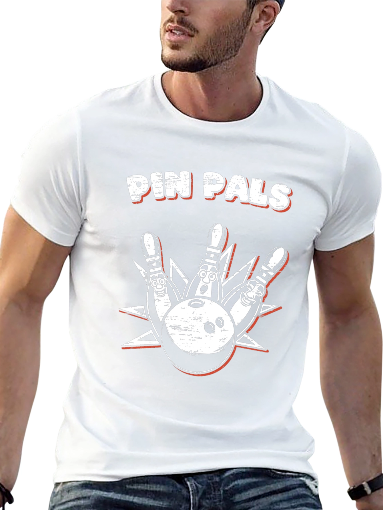 Pin Pals Bowling T-Shirt - Cartoon Strike