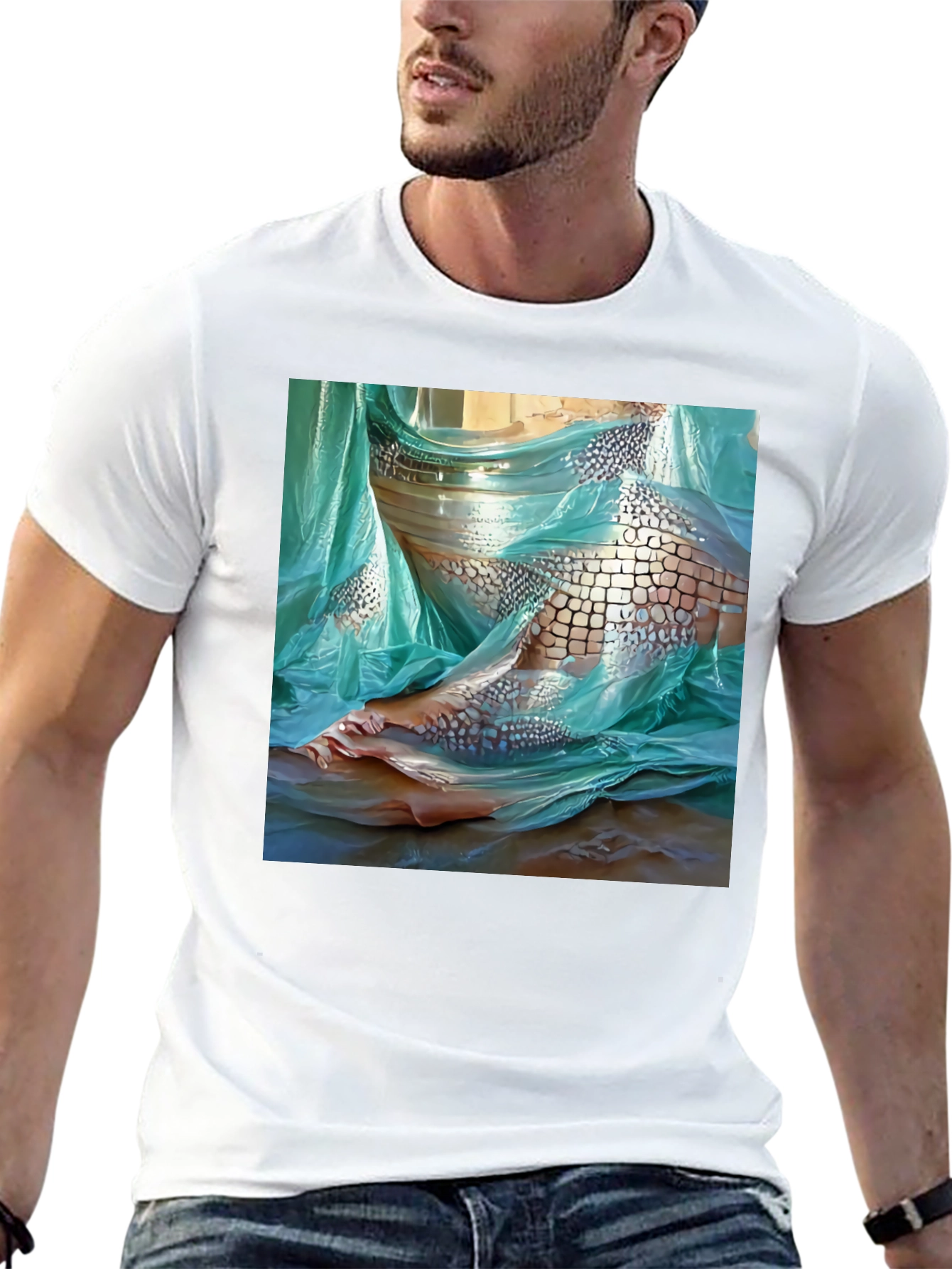 Abstract Gator Art T-Shirt