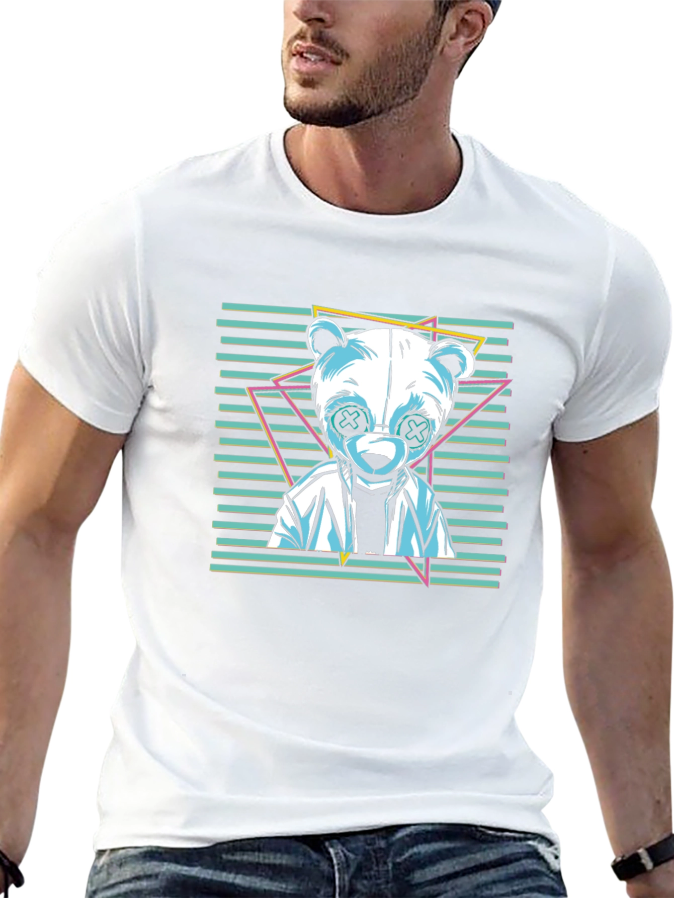 Trendy Panda Graphic Tee - Cool Casual Wear