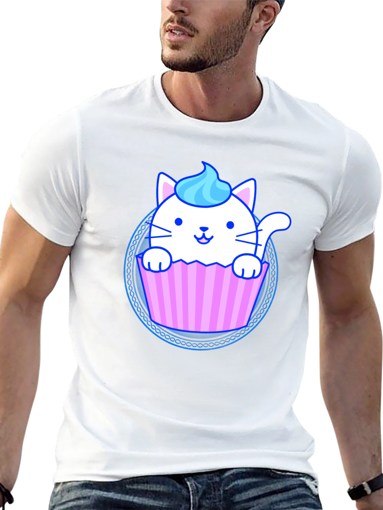 Cupcake Cat T-Shirt - Cute & Comfy