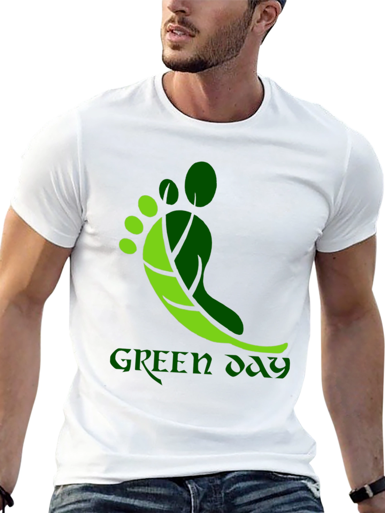 Green Day Footprint T-Shirt - Band Tee