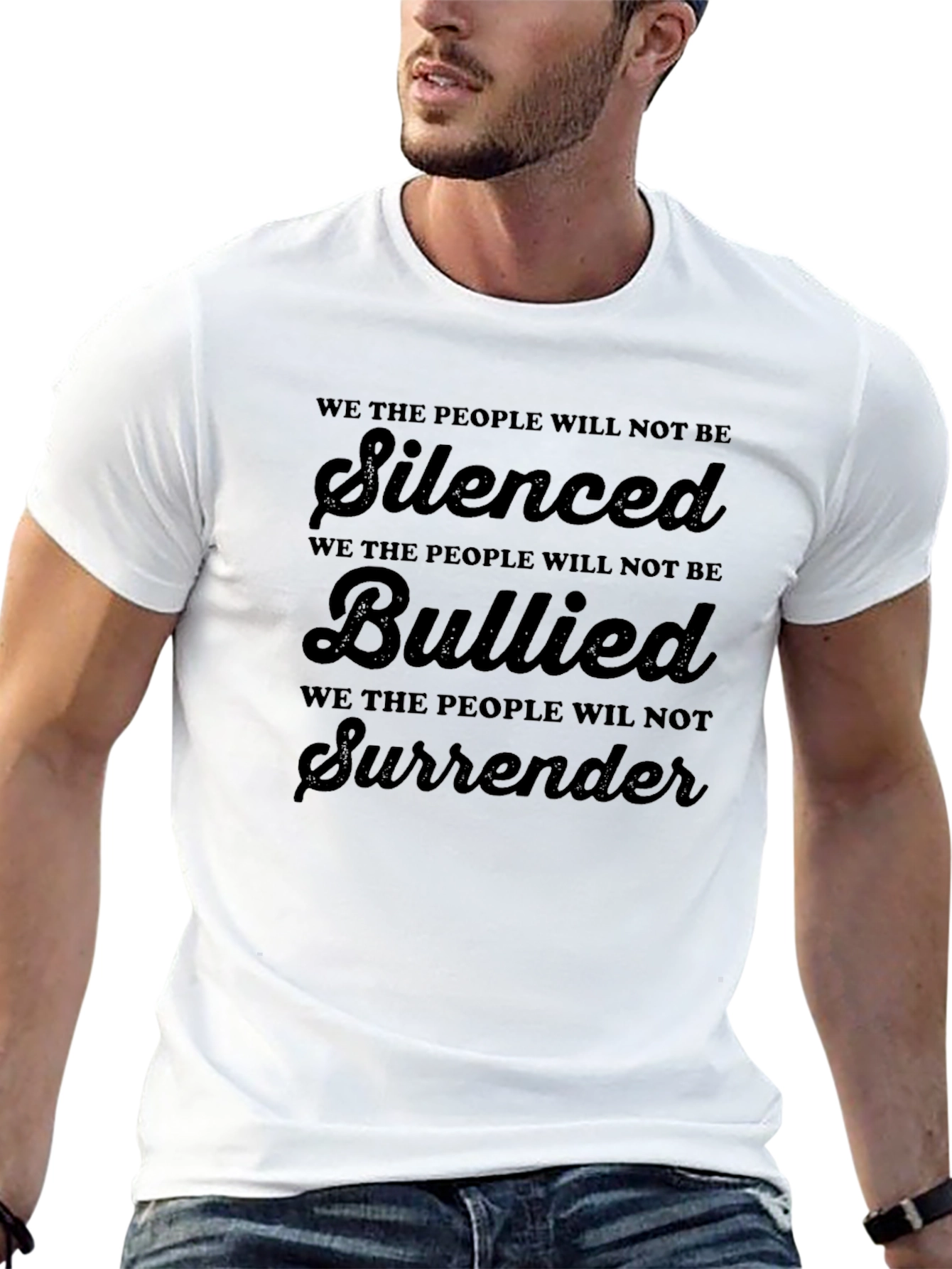 We The People Will Not Be Silenced T-Shirt