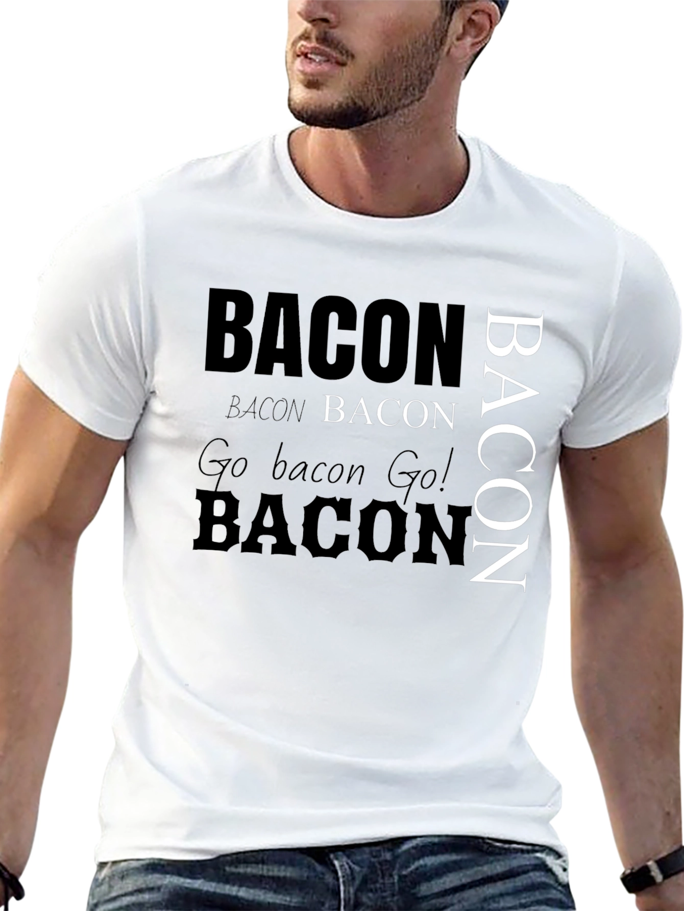 Bacon Lovers T-Shirt - Funny Graphic Tee