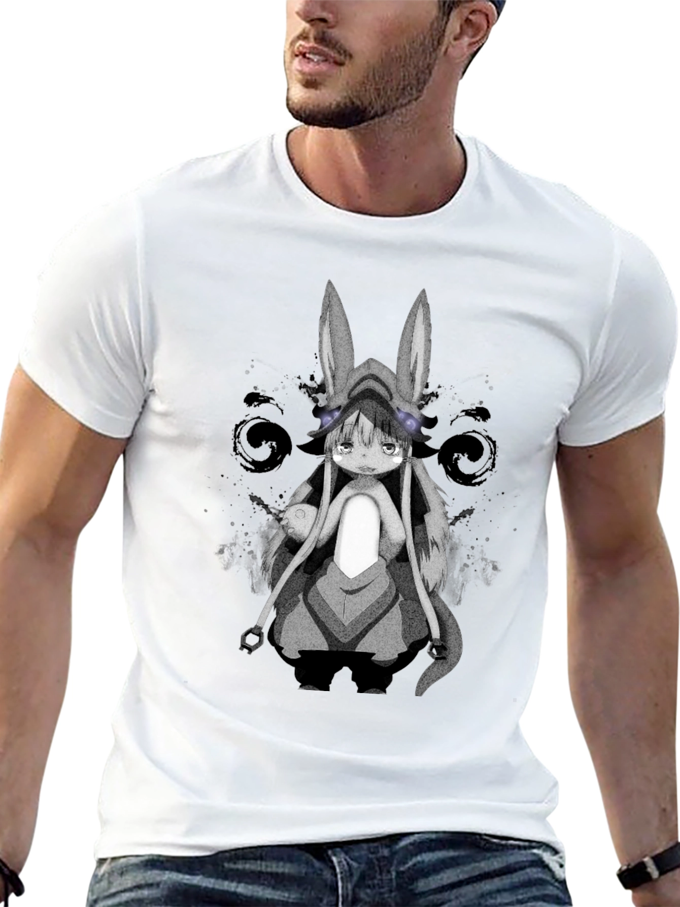 Nanachi Made in Abyss Black T-Shirt