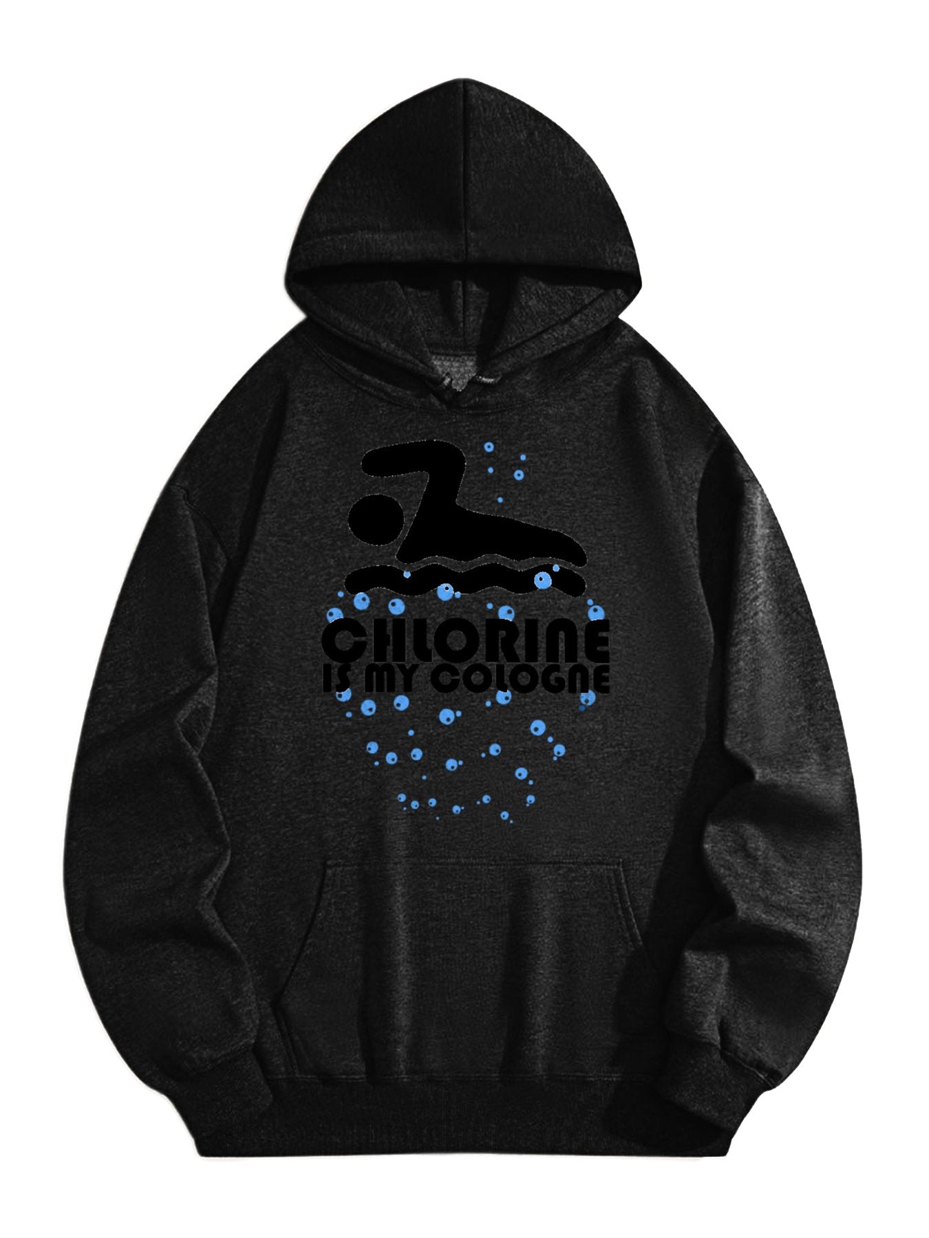 Funny Swimming Hoodie – “Chlorine Is My Cologne” Graphic Pullover, Swimmer-Inspired Sweatshirt for Men & Women, Comfortable Sporty Streetwear