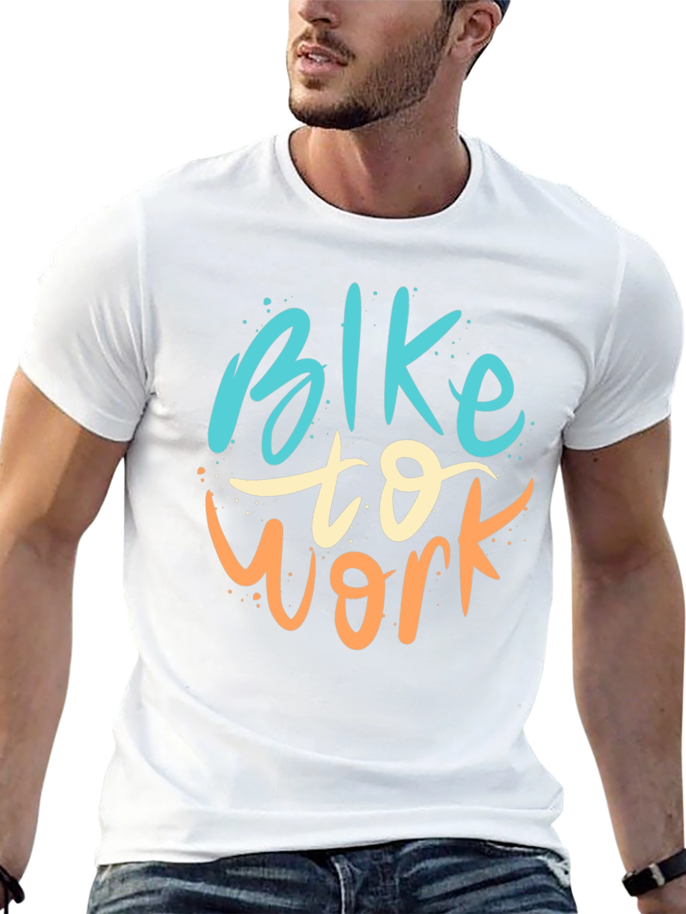 Bike To Work T-Shirt - Graphic Tee
